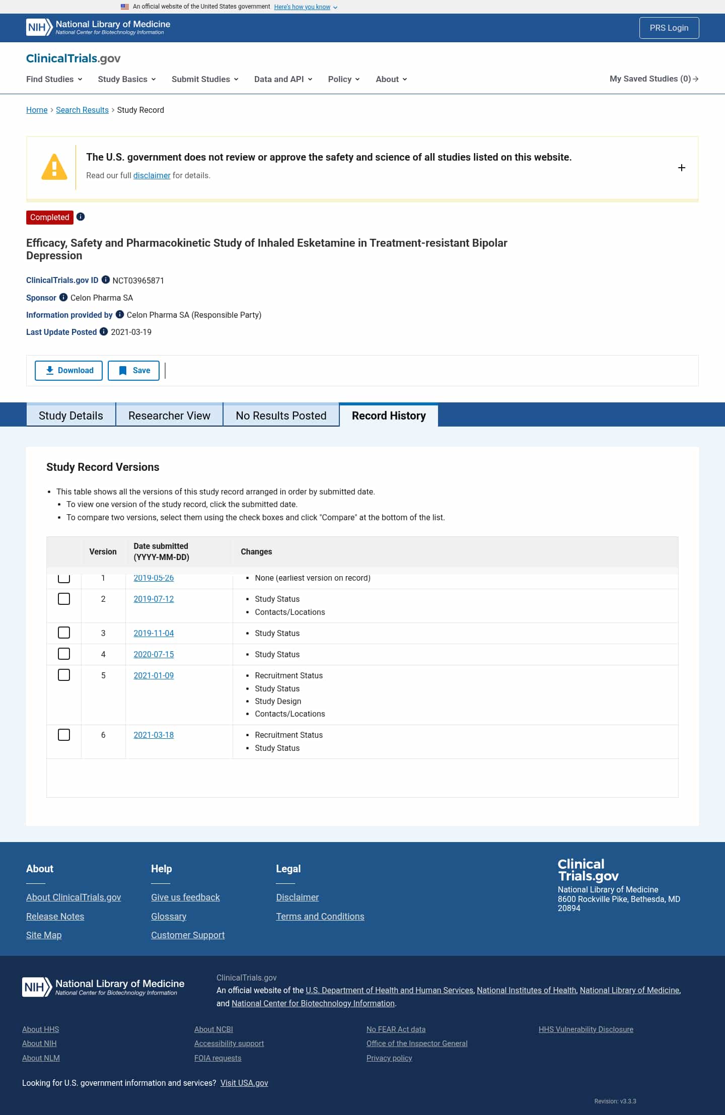Latest website image capture