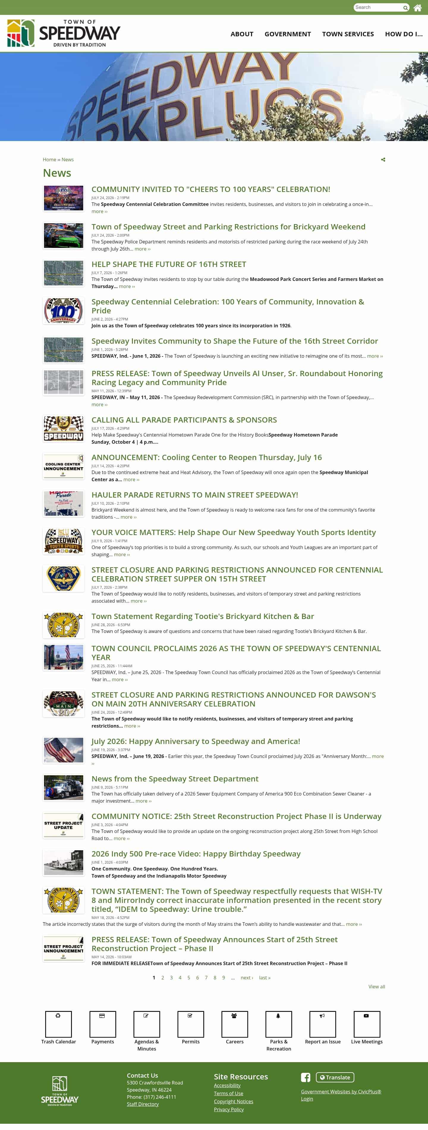 Latest website image capture