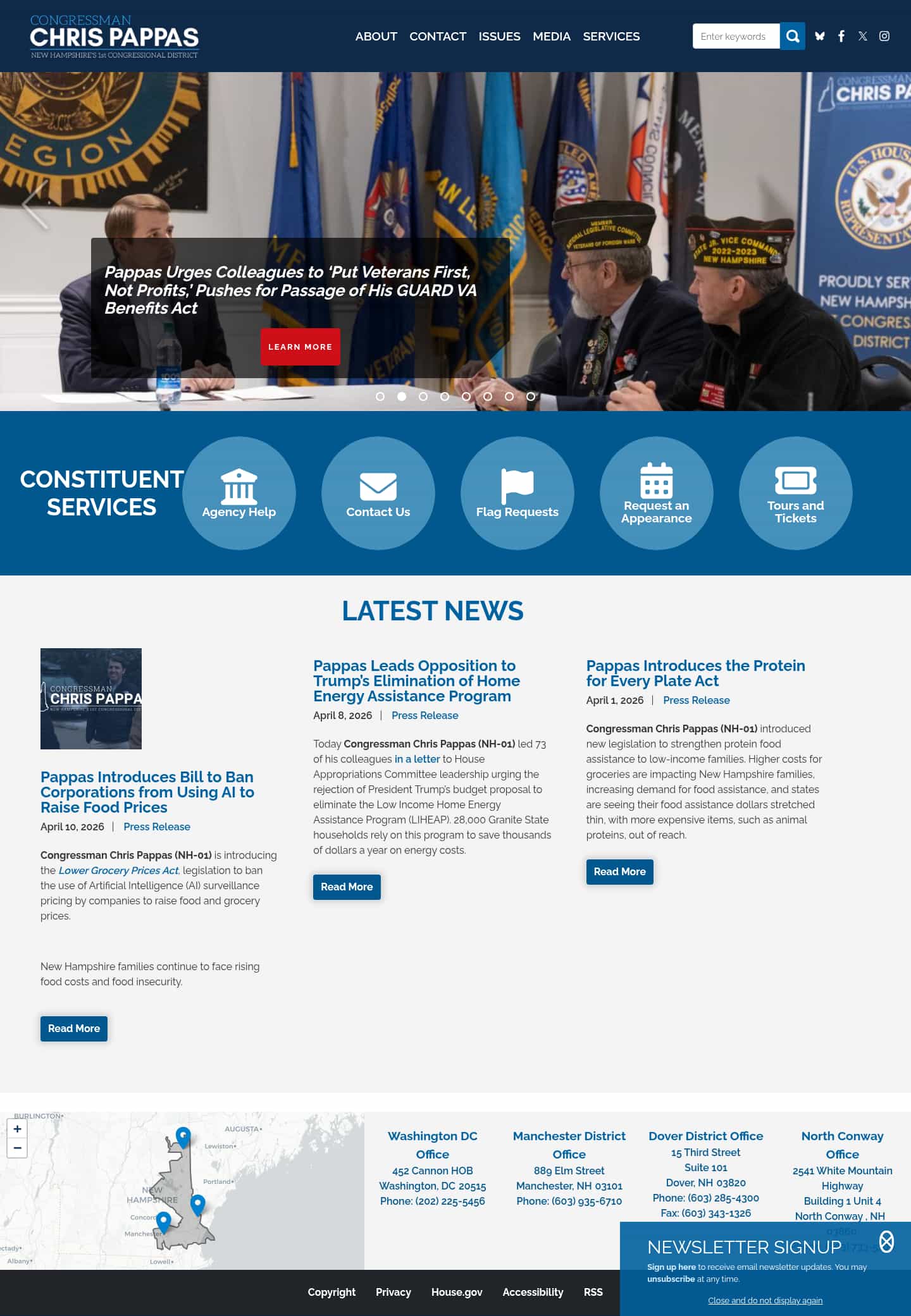 Latest website image capture
