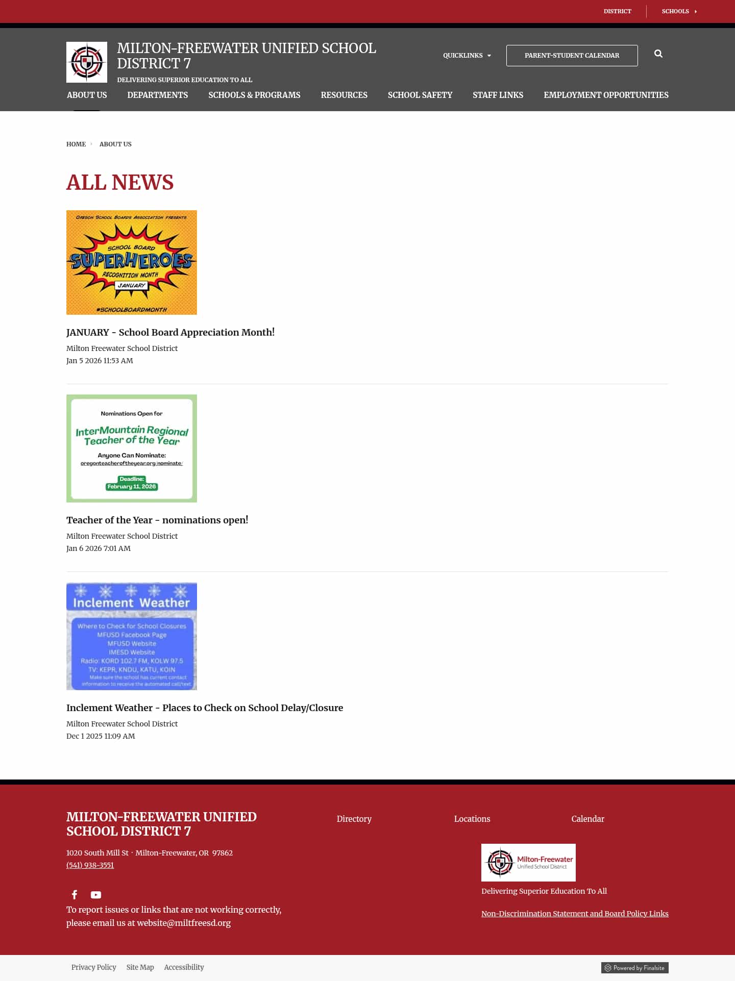 Latest website image capture