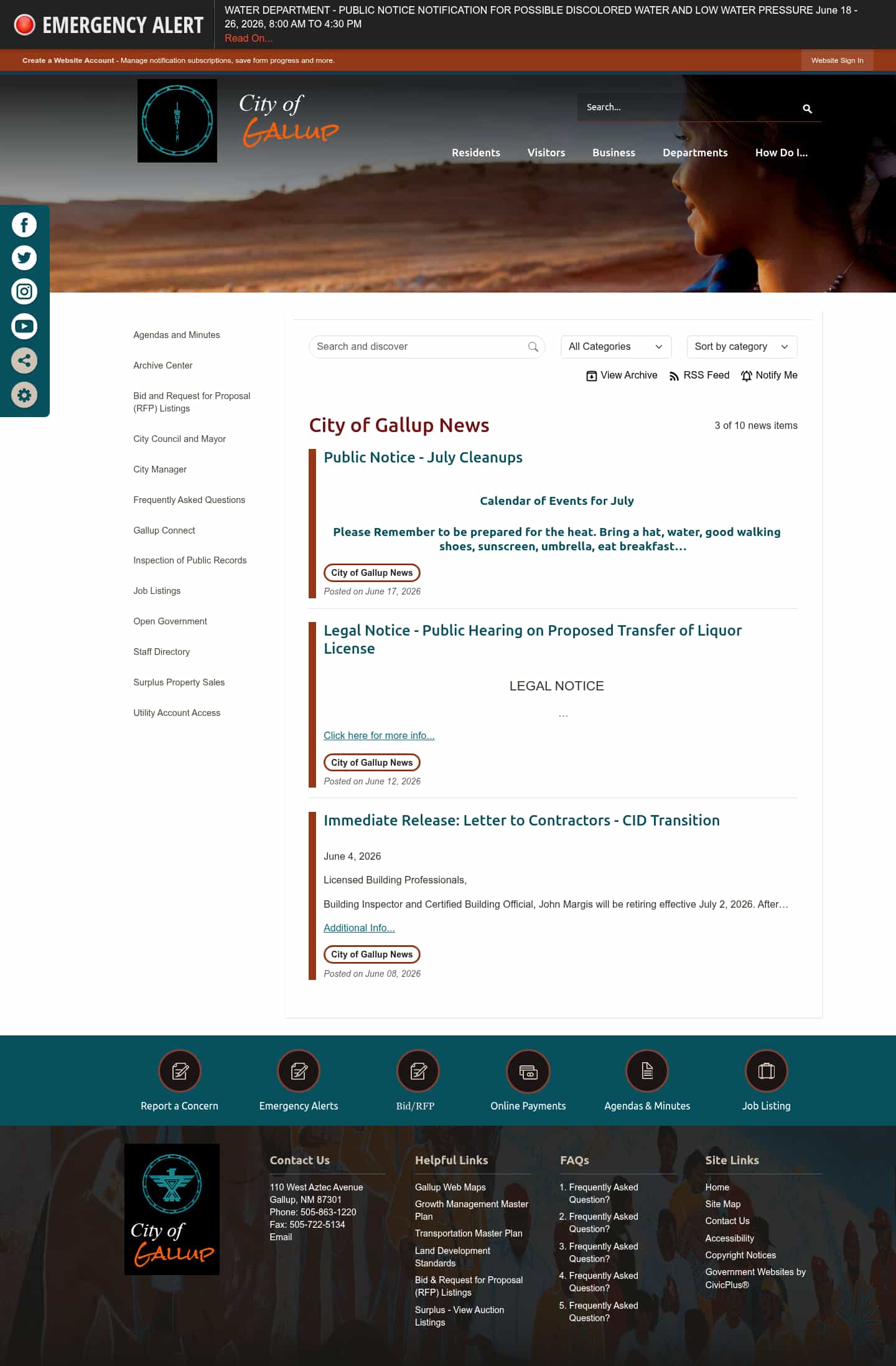 Latest website image capture