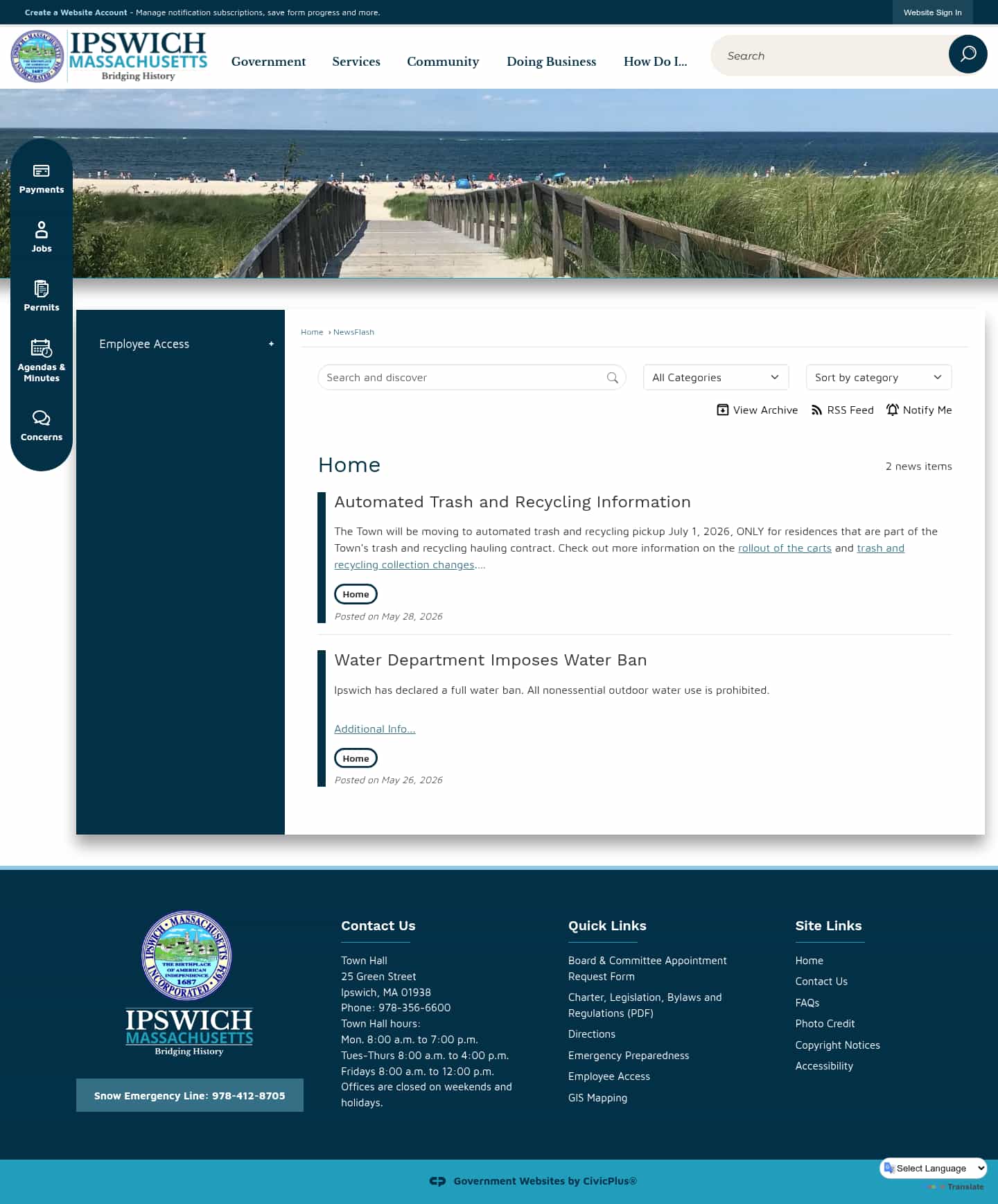 Latest website image capture