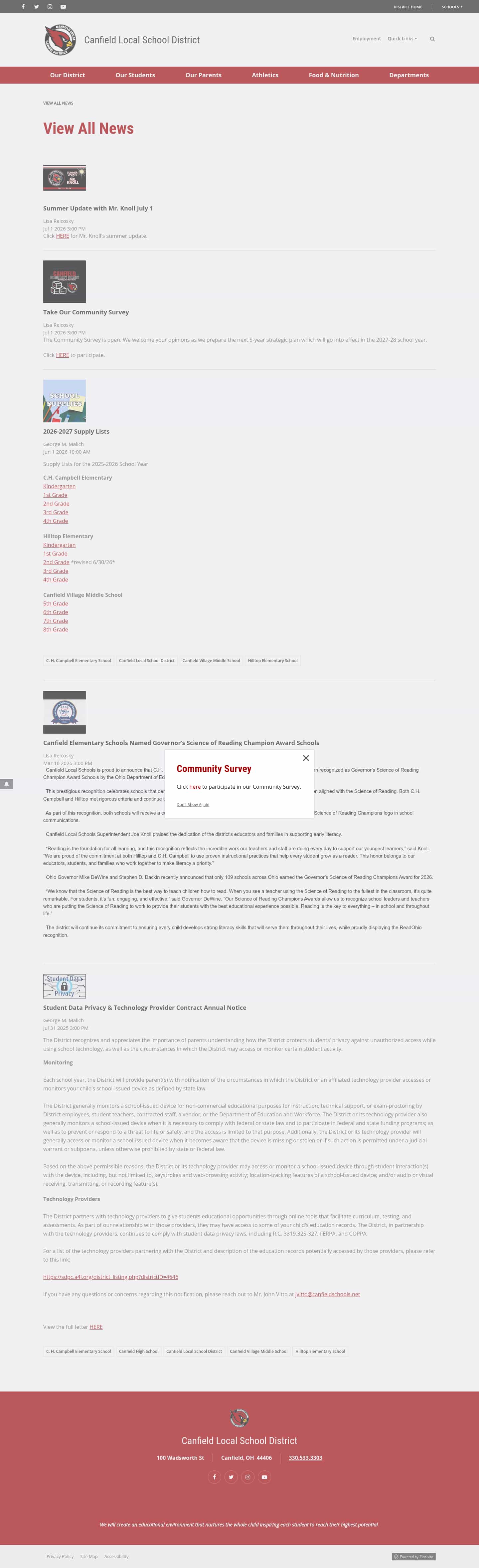 Latest website image capture