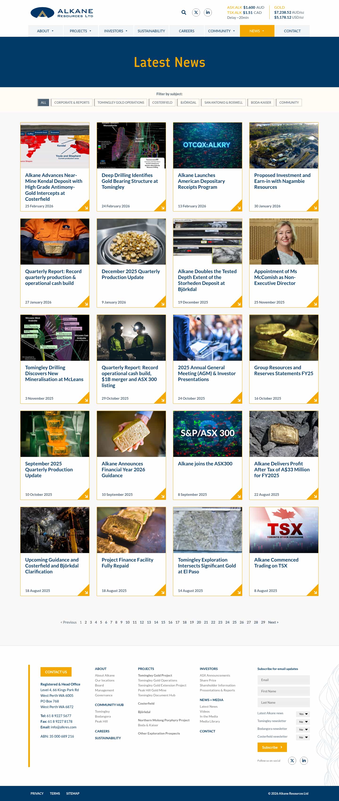 Latest website image capture