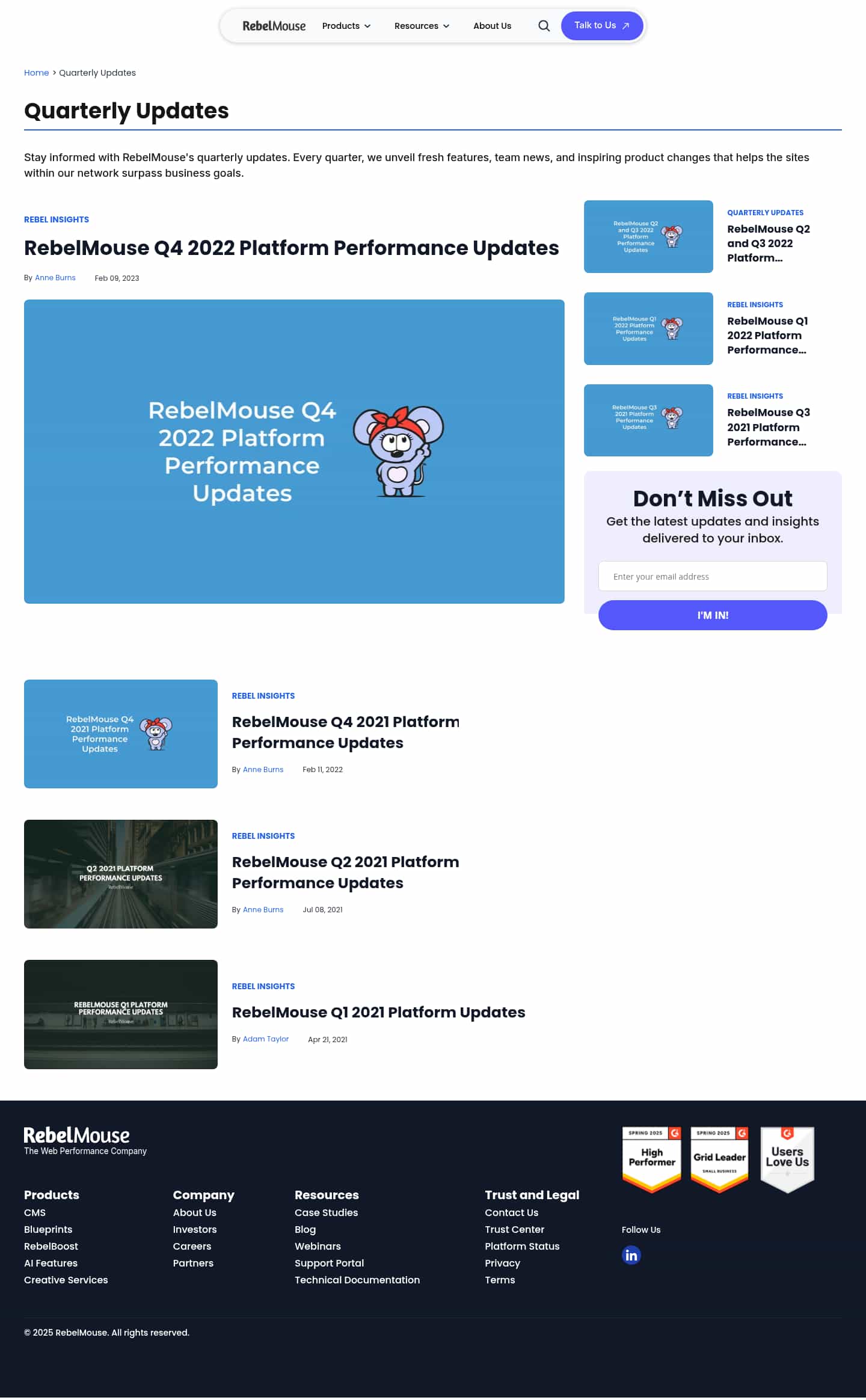 Latest website image capture