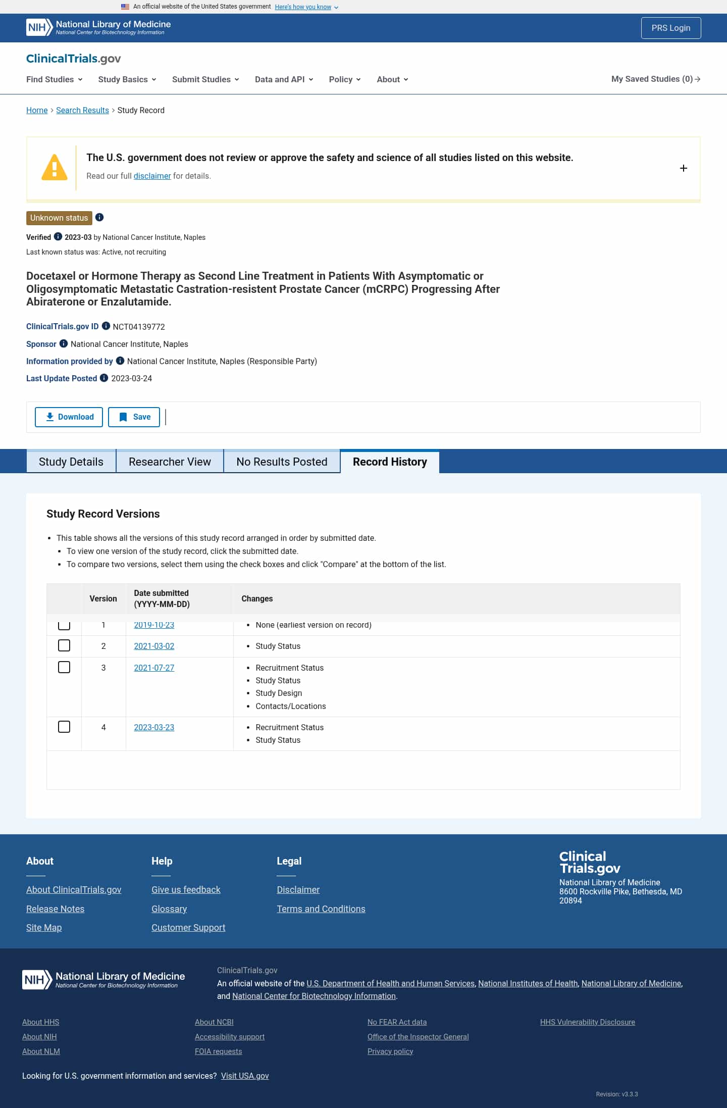 Latest website image capture