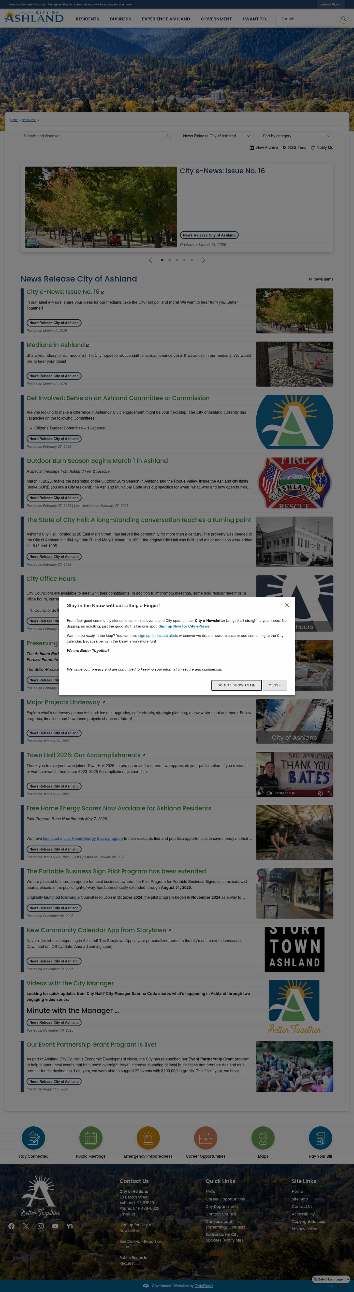 Latest website image capture