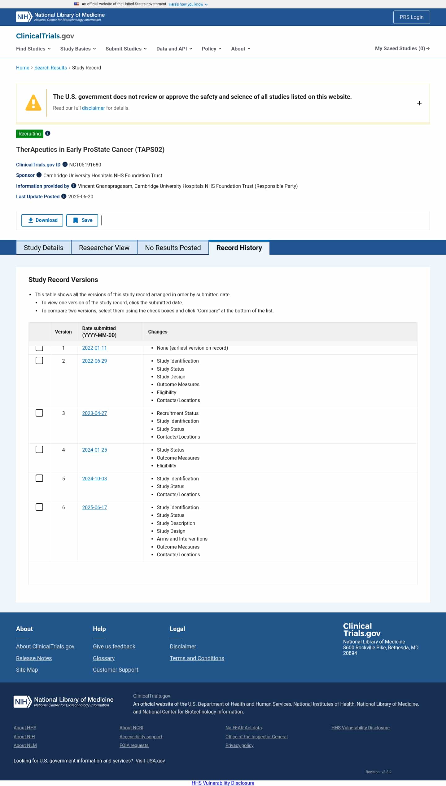 Latest website image capture