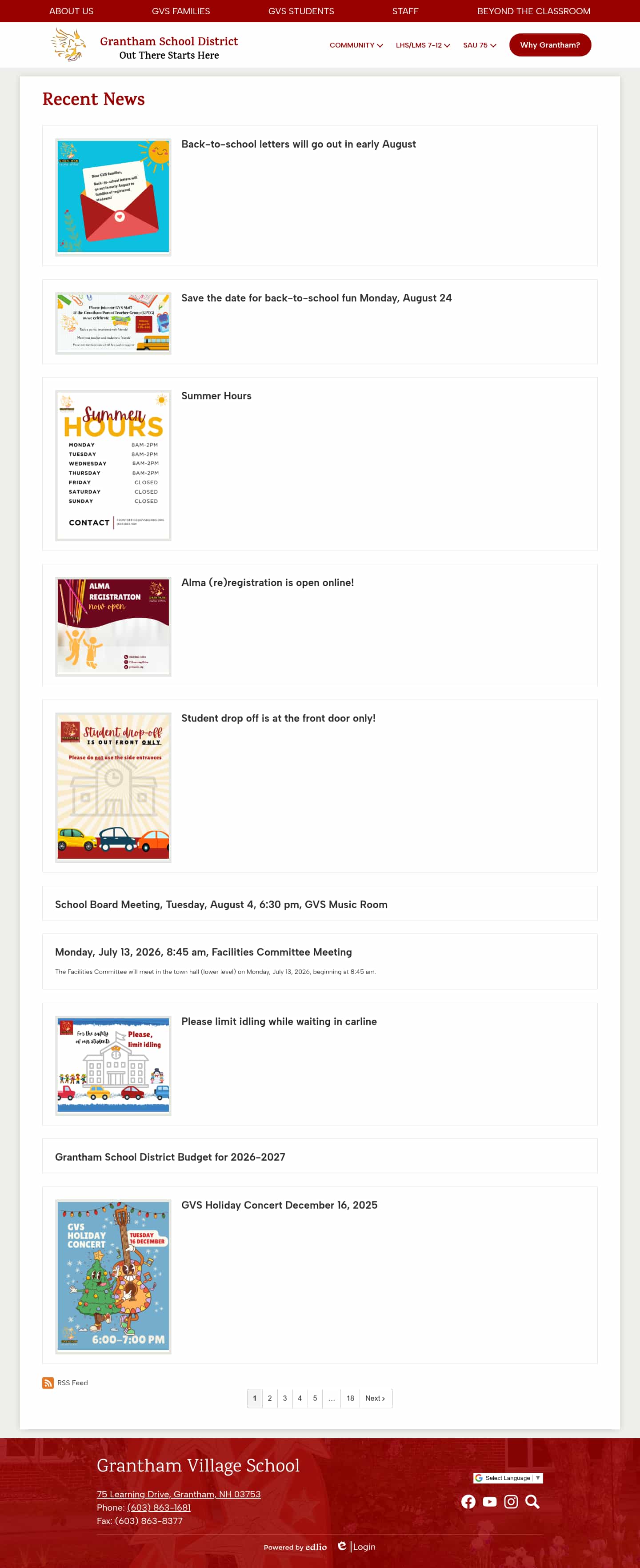 Latest website image capture