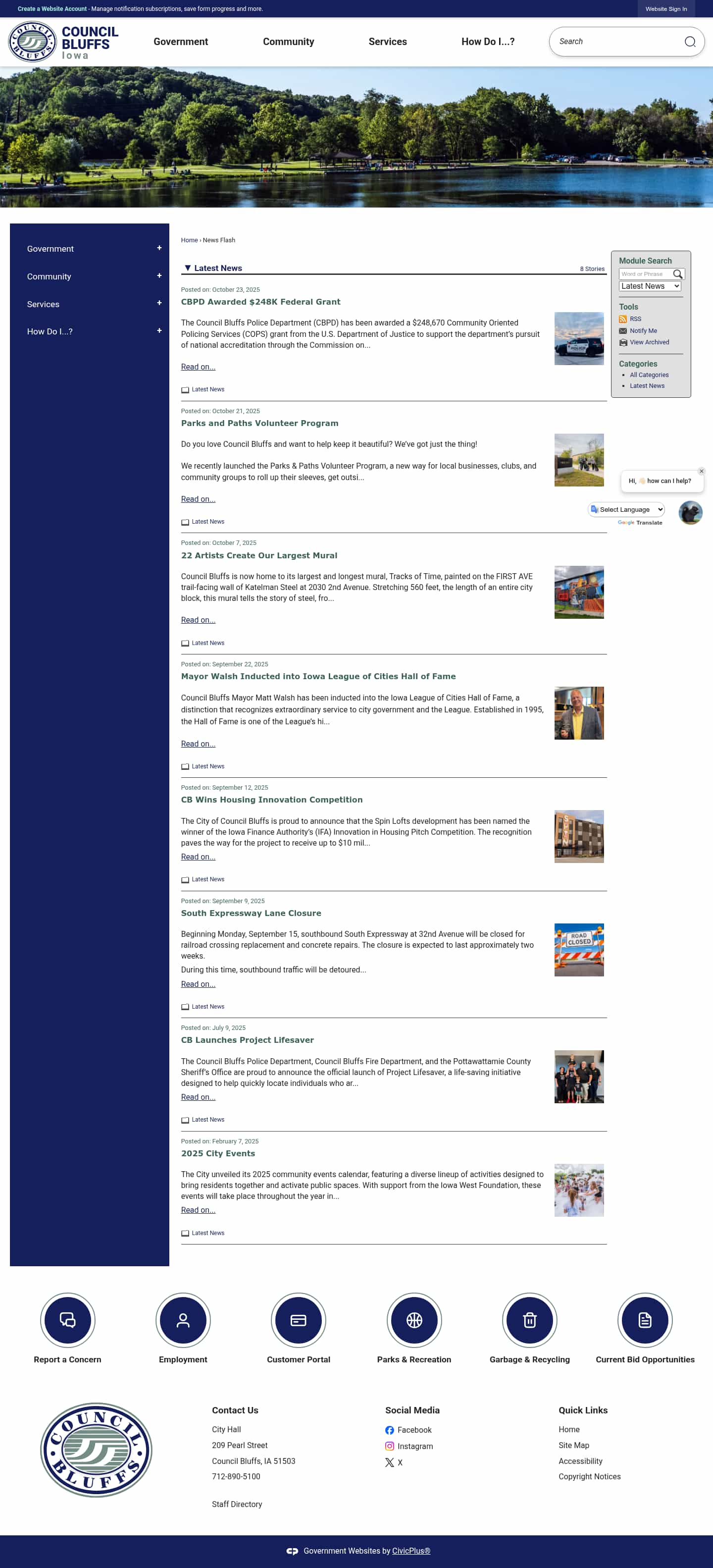 Latest website image capture