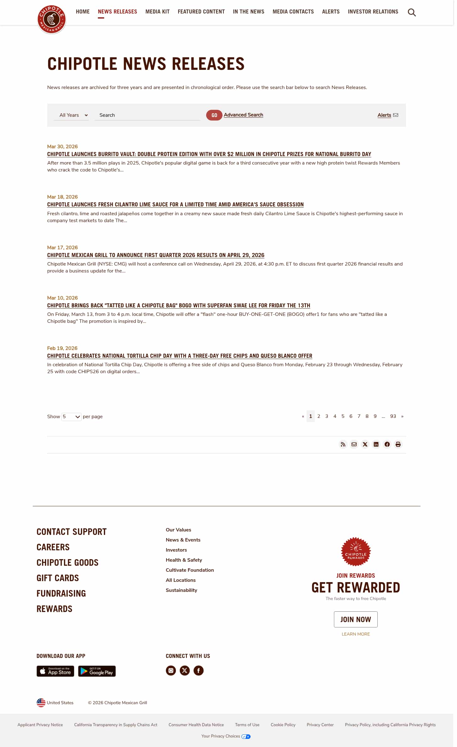 Latest website image capture