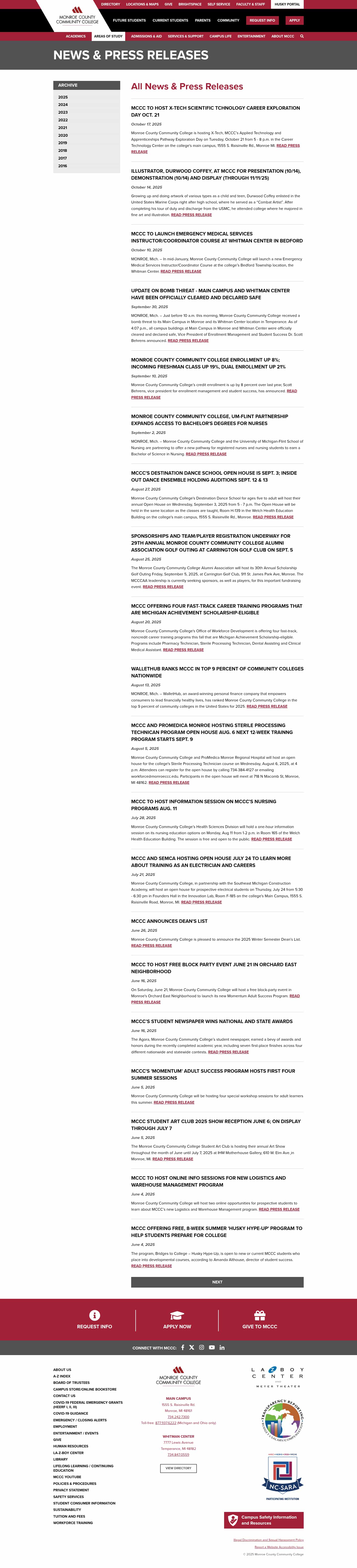 Latest website image capture