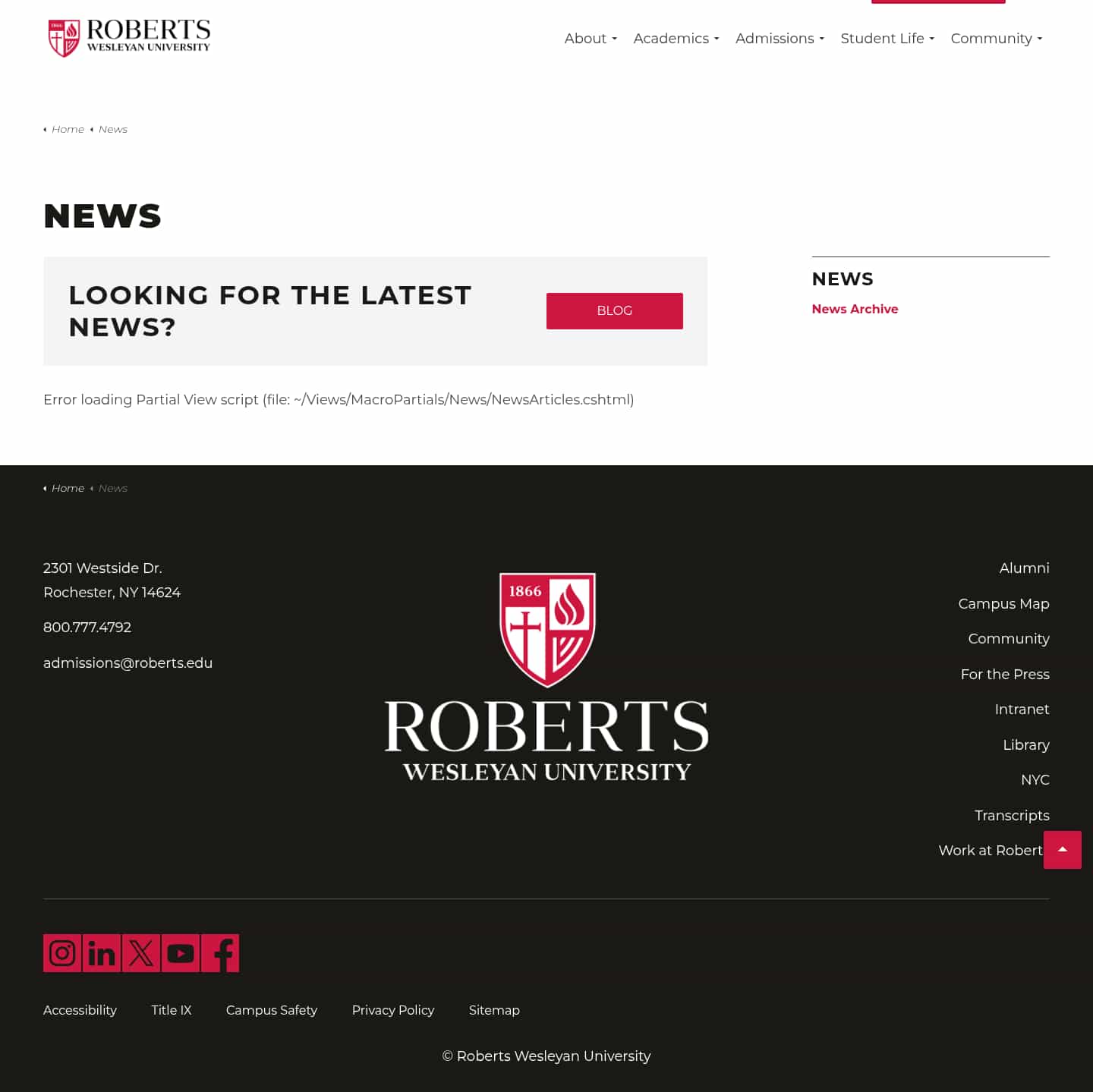 Latest website image capture