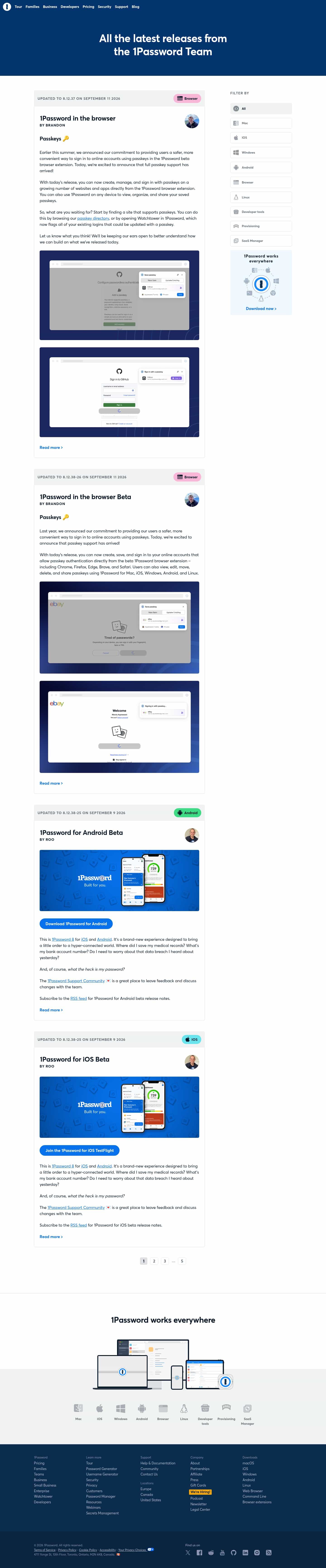 Latest website image capture