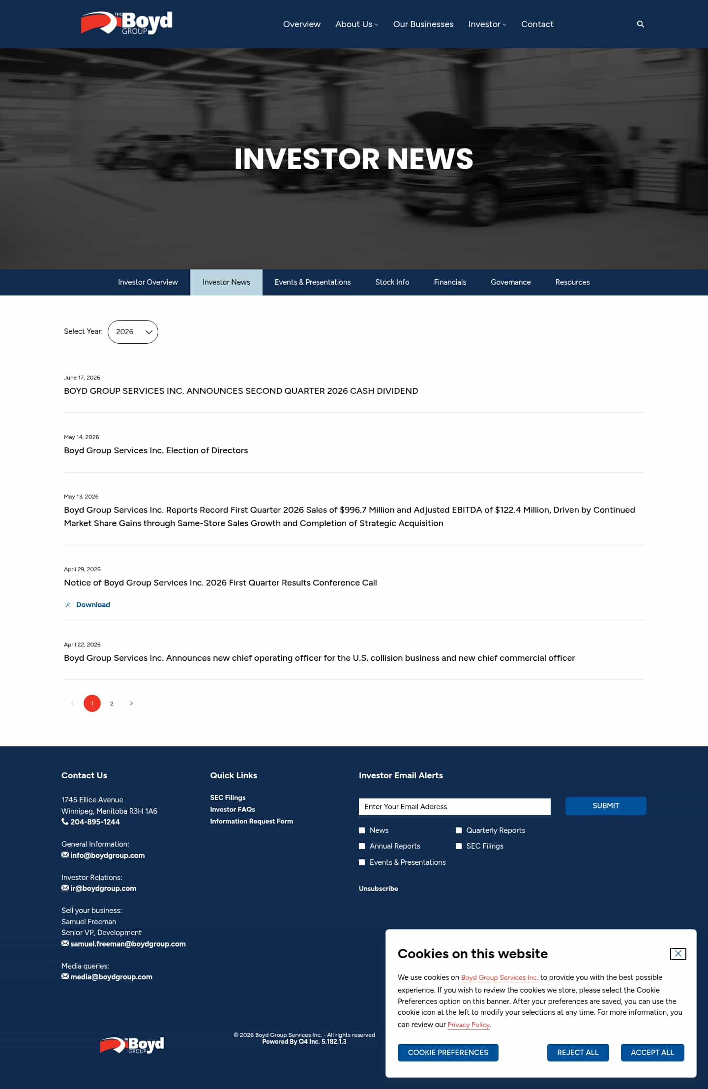 Latest website image capture