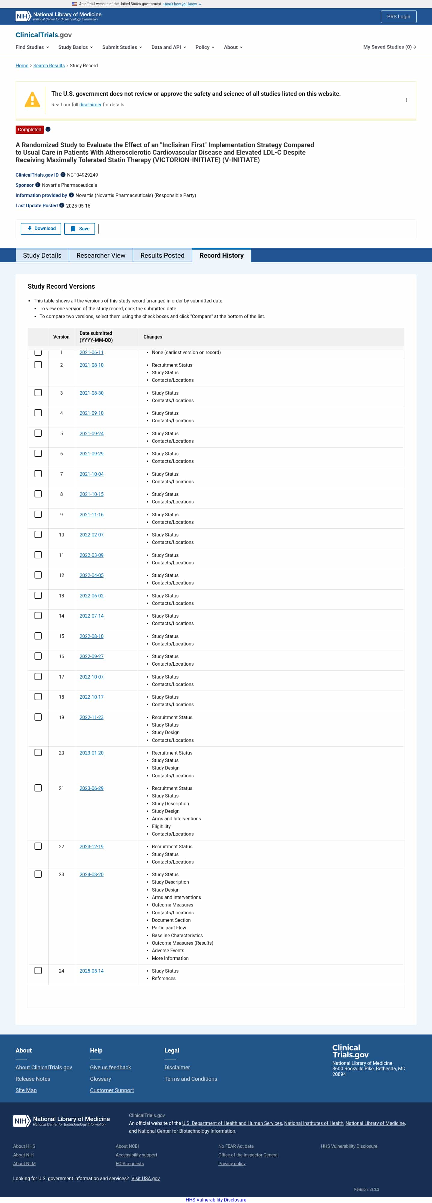 Latest website image capture