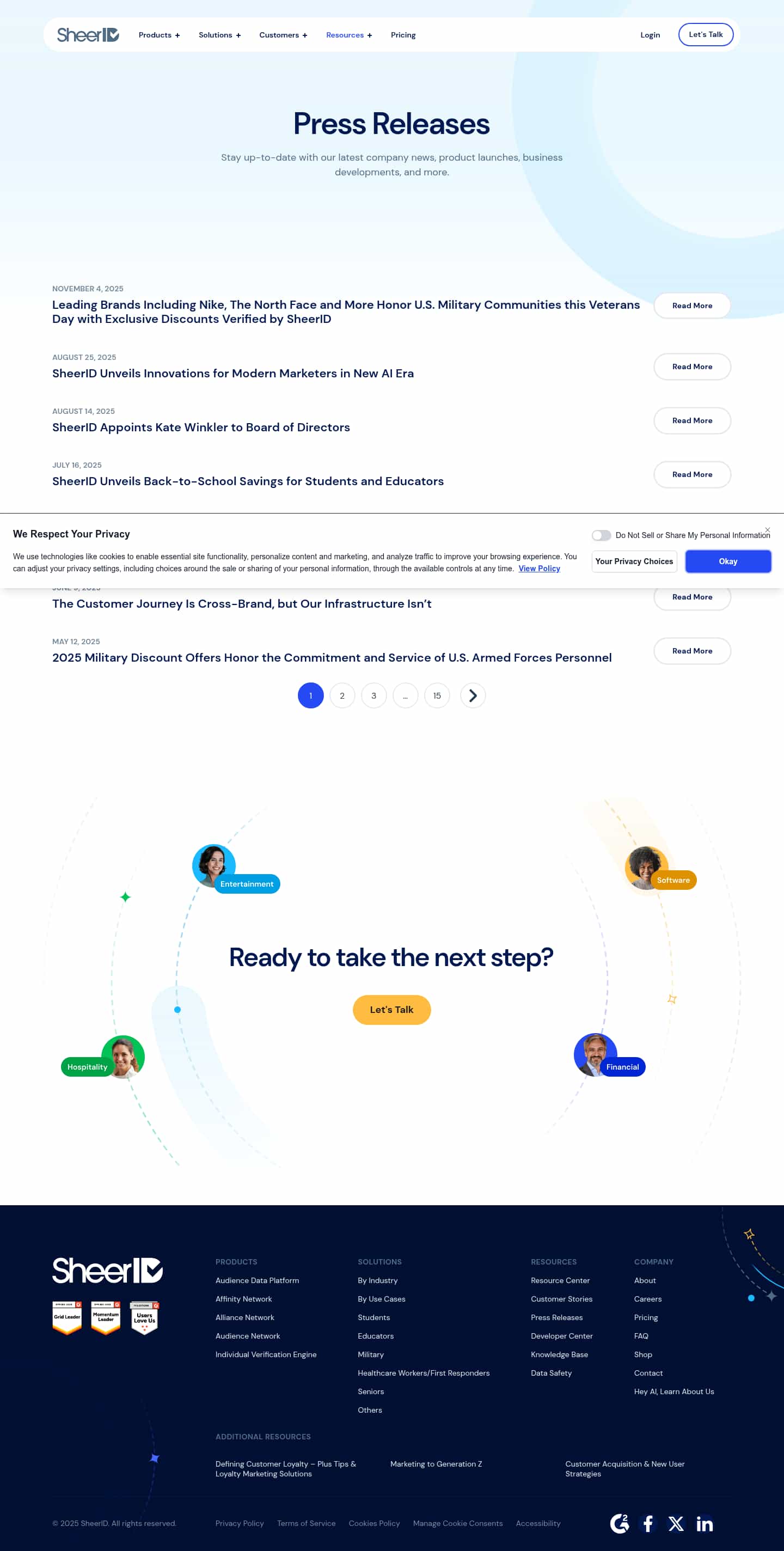 Latest website image capture