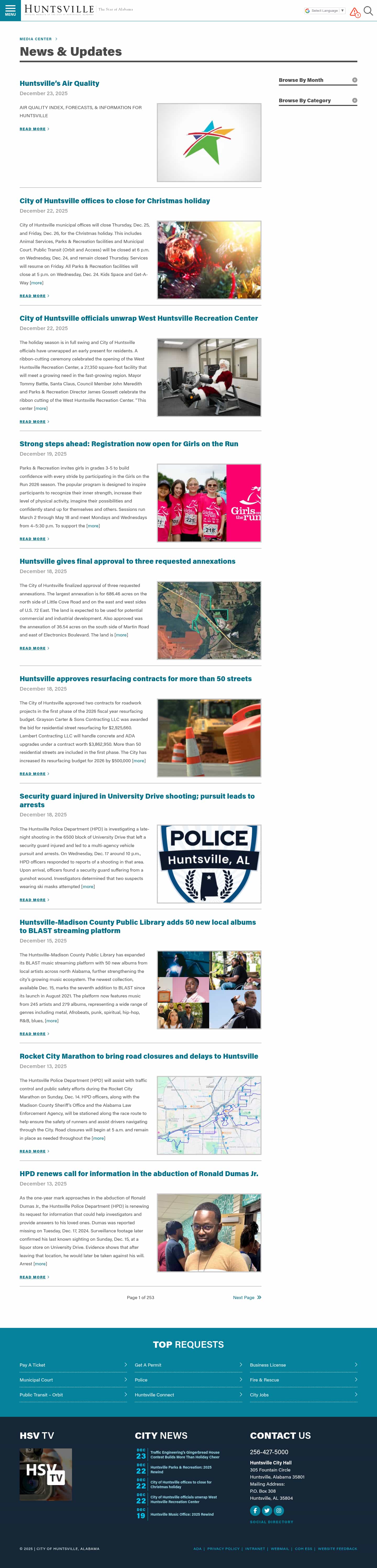 Latest website image capture