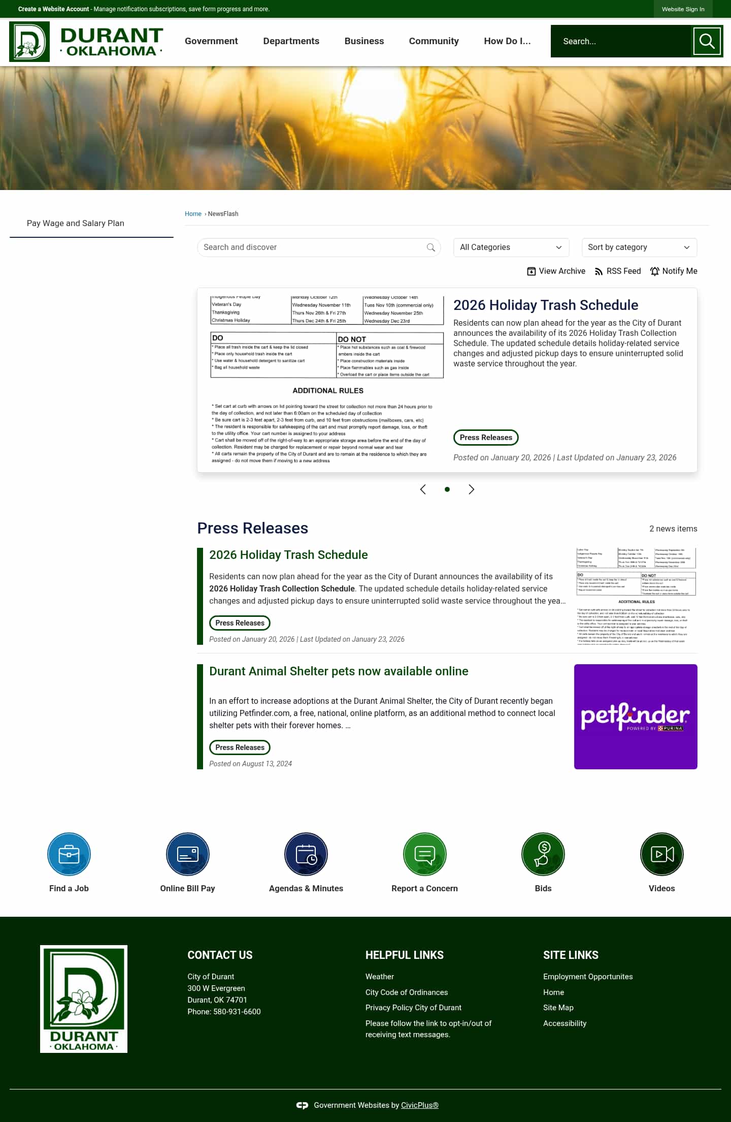 Latest website image capture