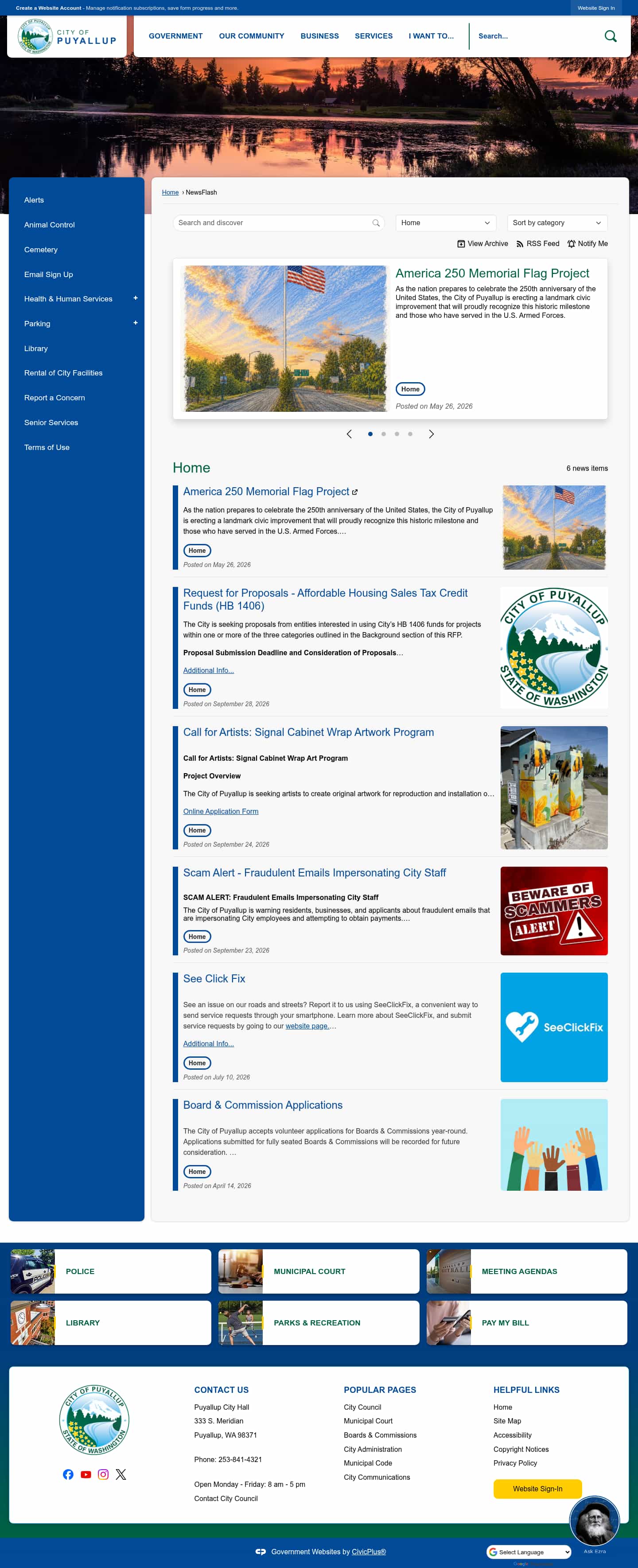 Latest website image capture