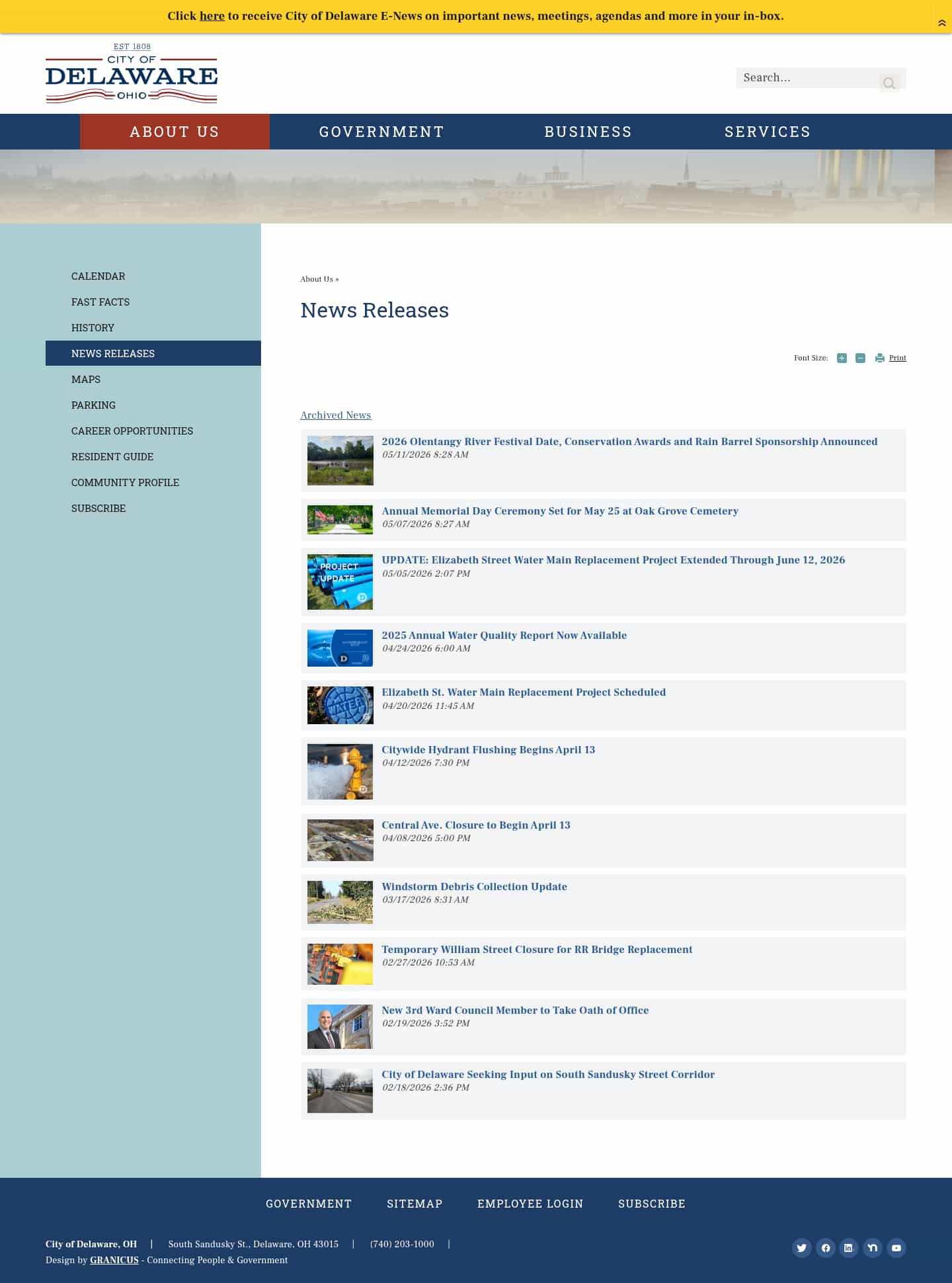 Latest website image capture