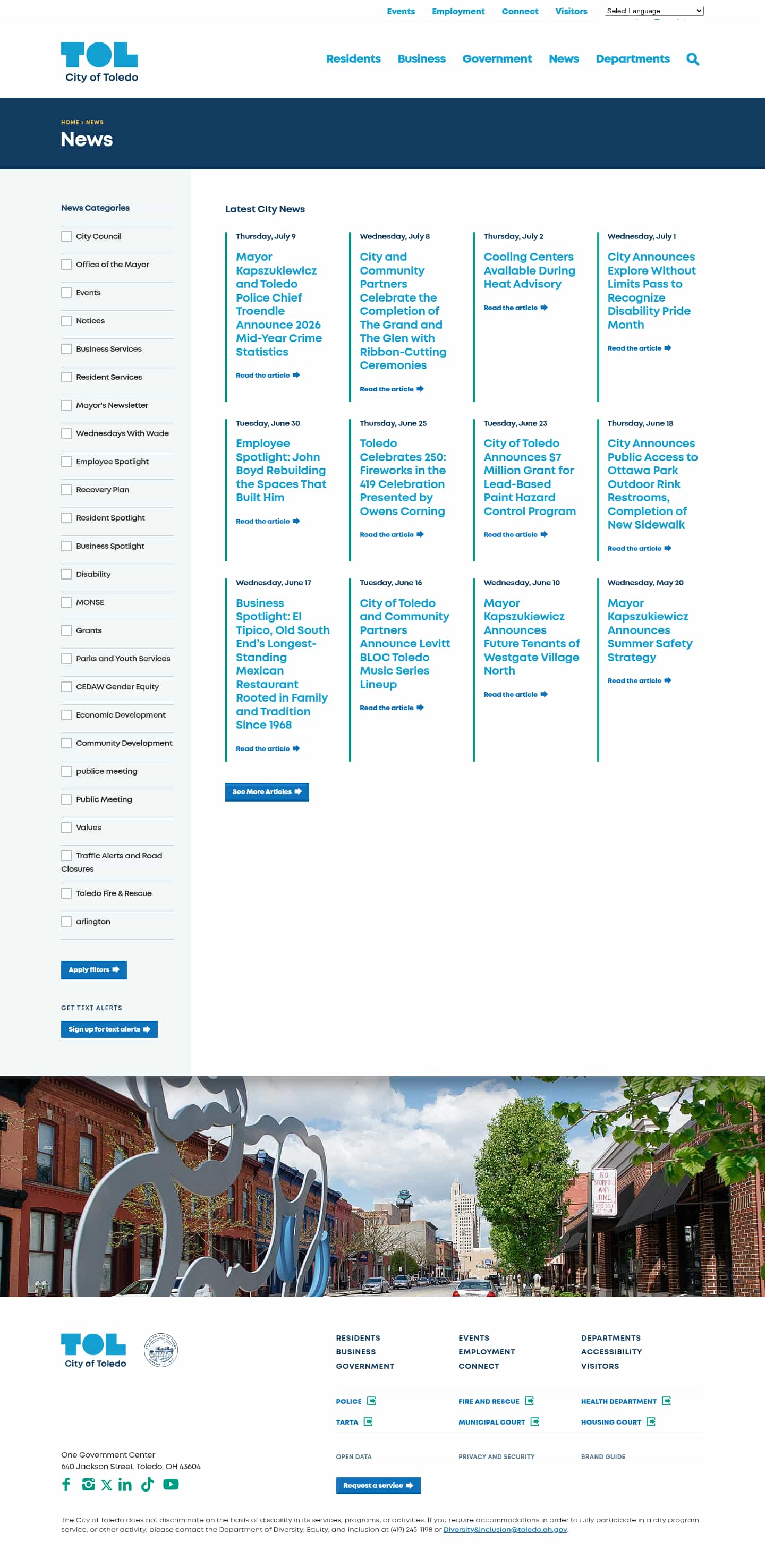 Latest website image capture