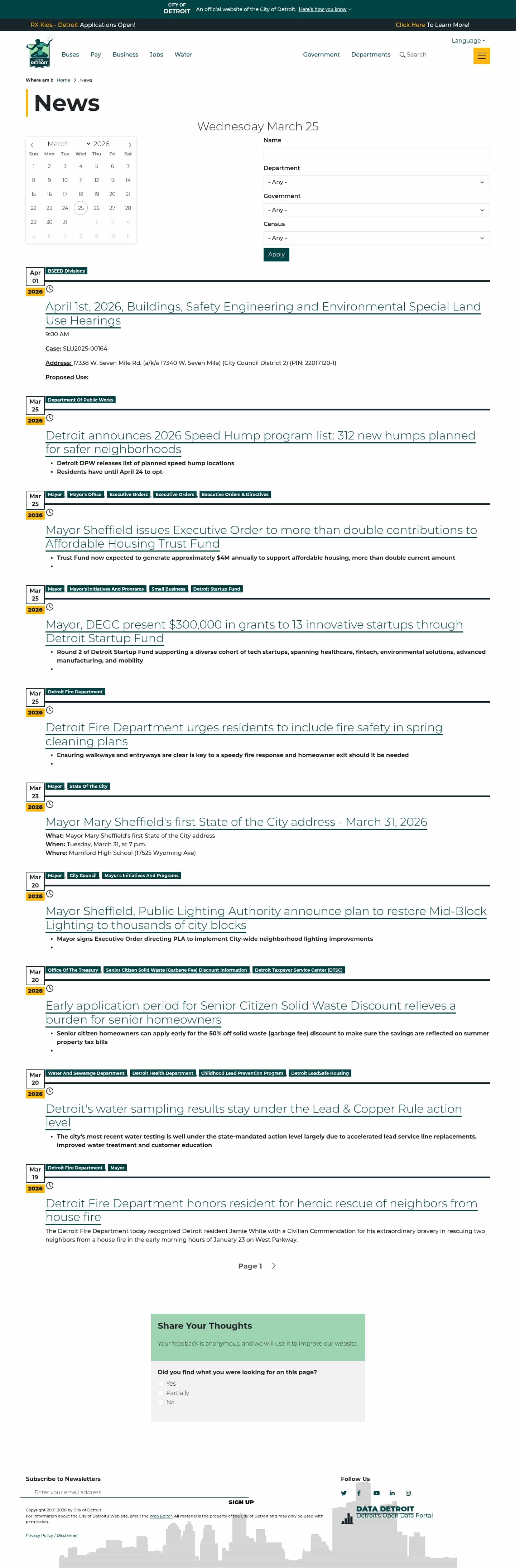 Latest website image capture