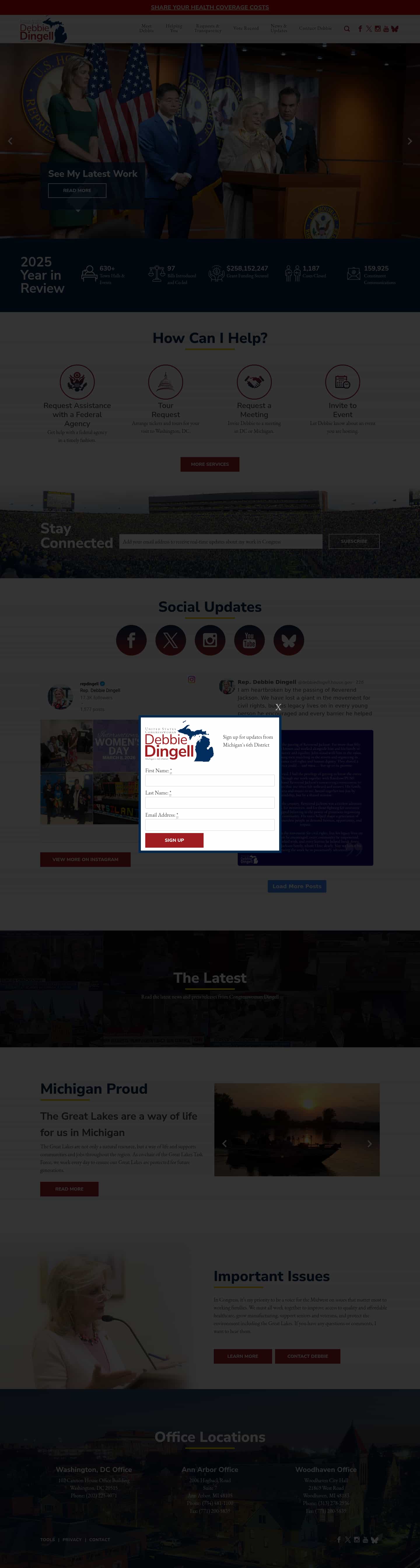 Latest website image capture