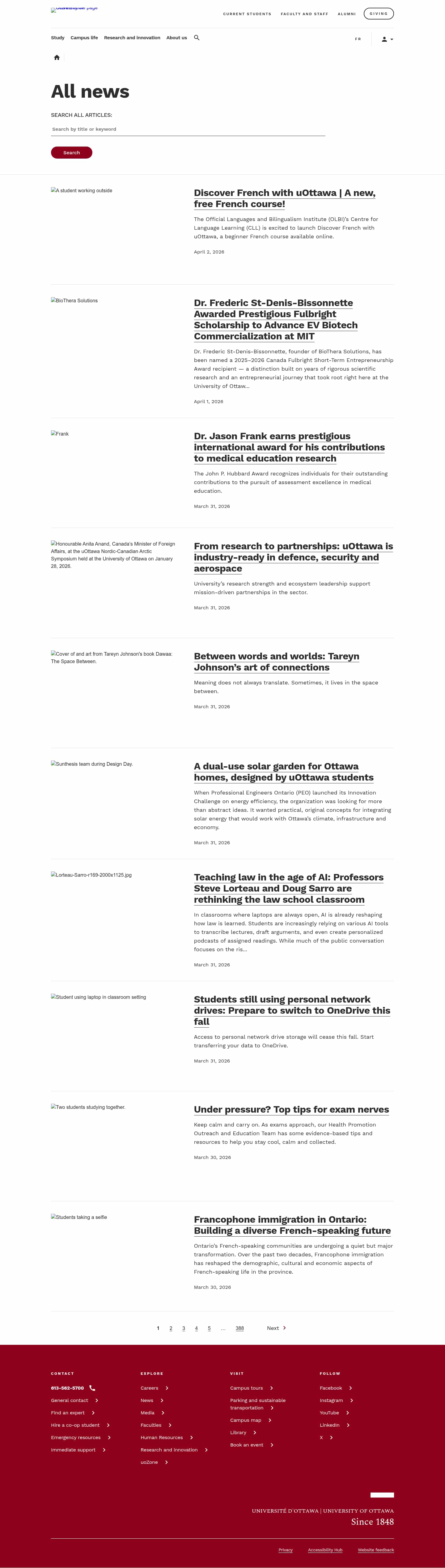 Latest website image capture