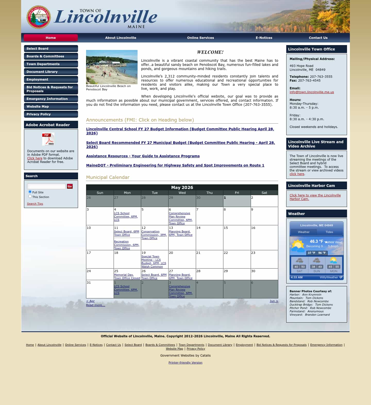 Latest website image capture