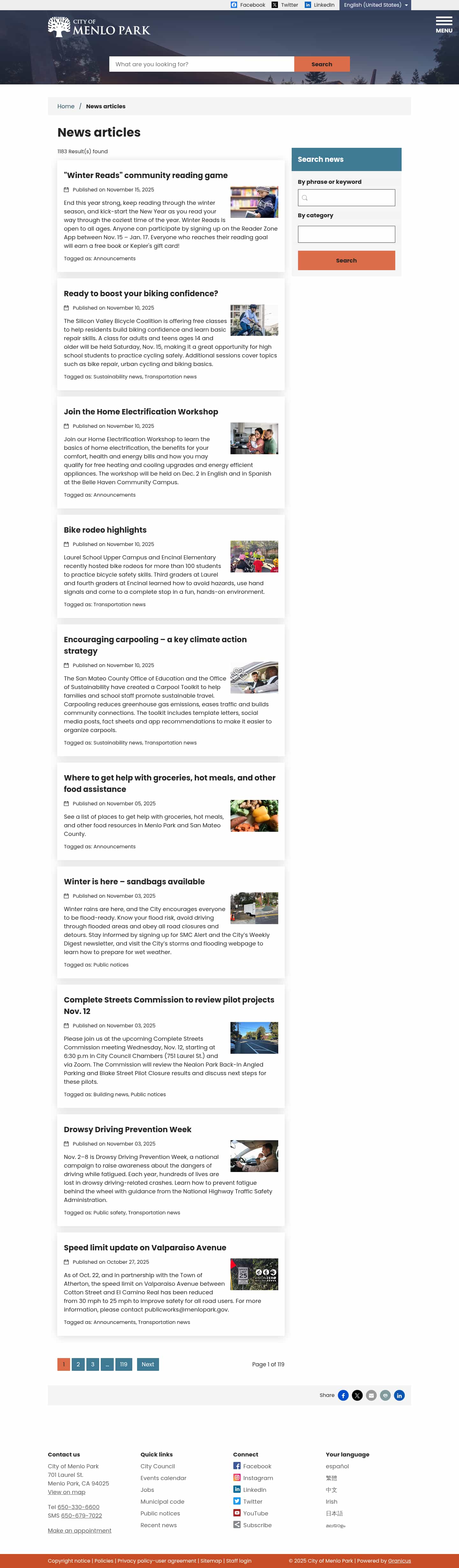 Latest website image capture