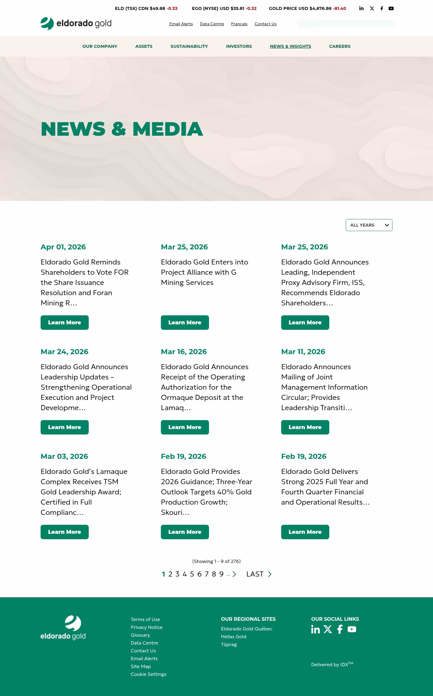 Latest website image capture