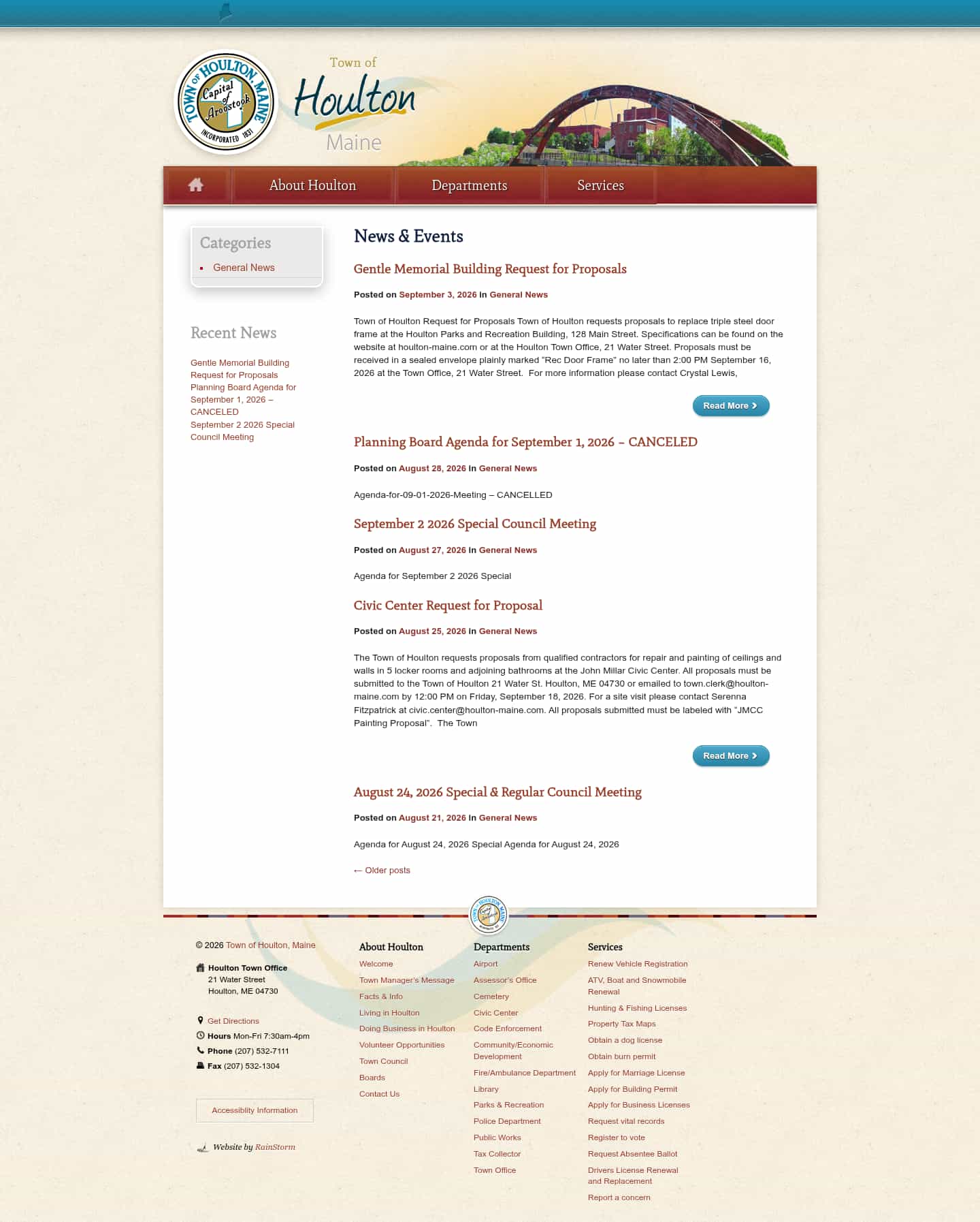 Latest website image capture