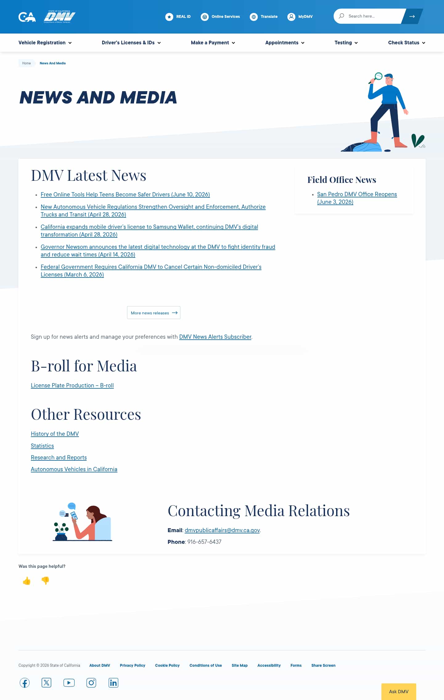 Latest website image capture