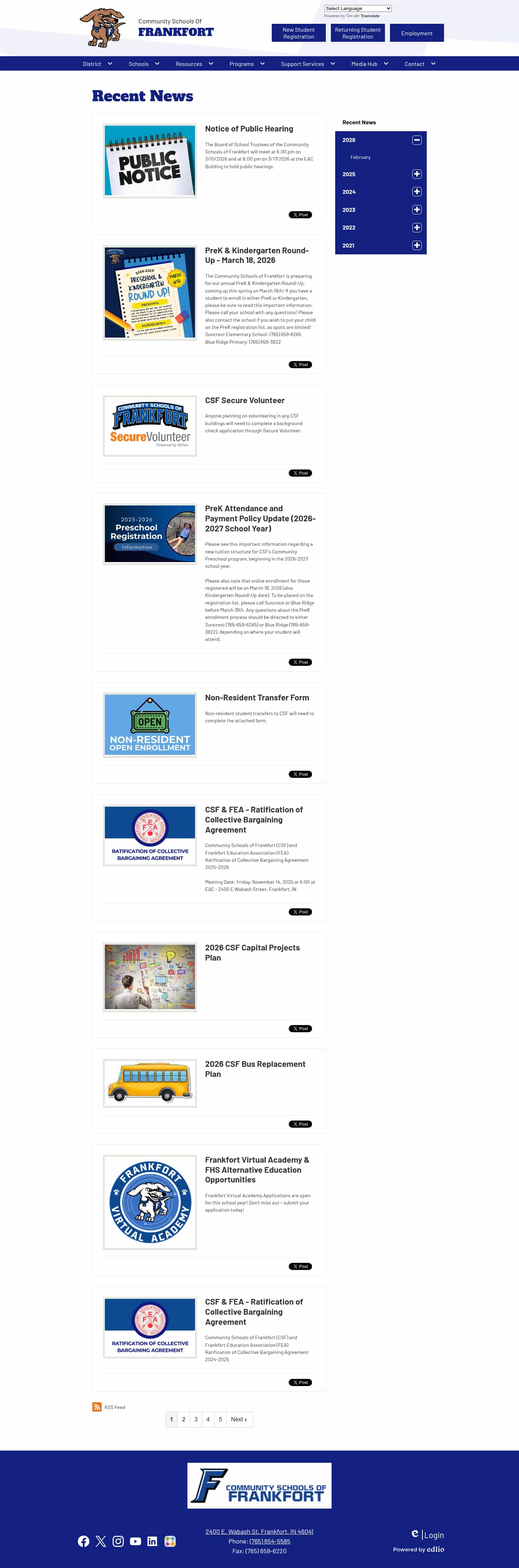 Latest website image capture