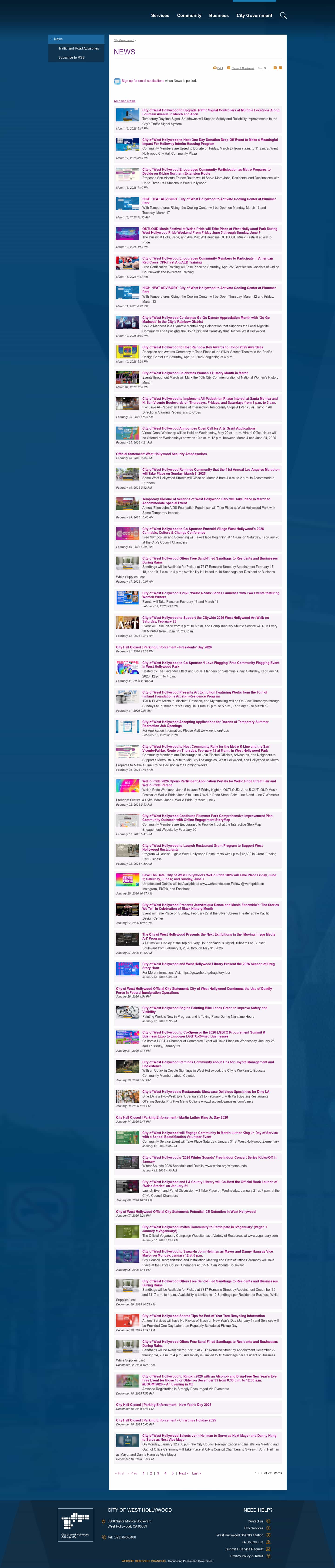 Latest website image capture