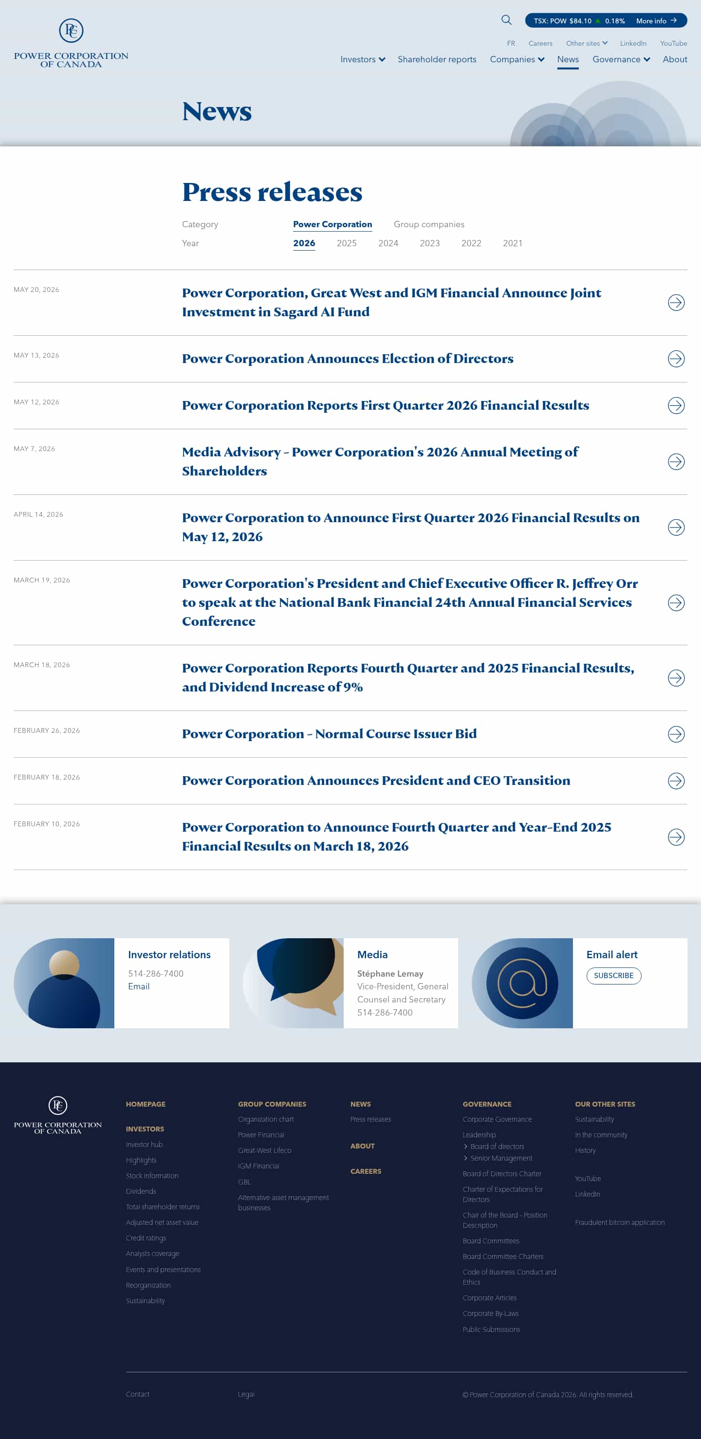 Latest website image capture