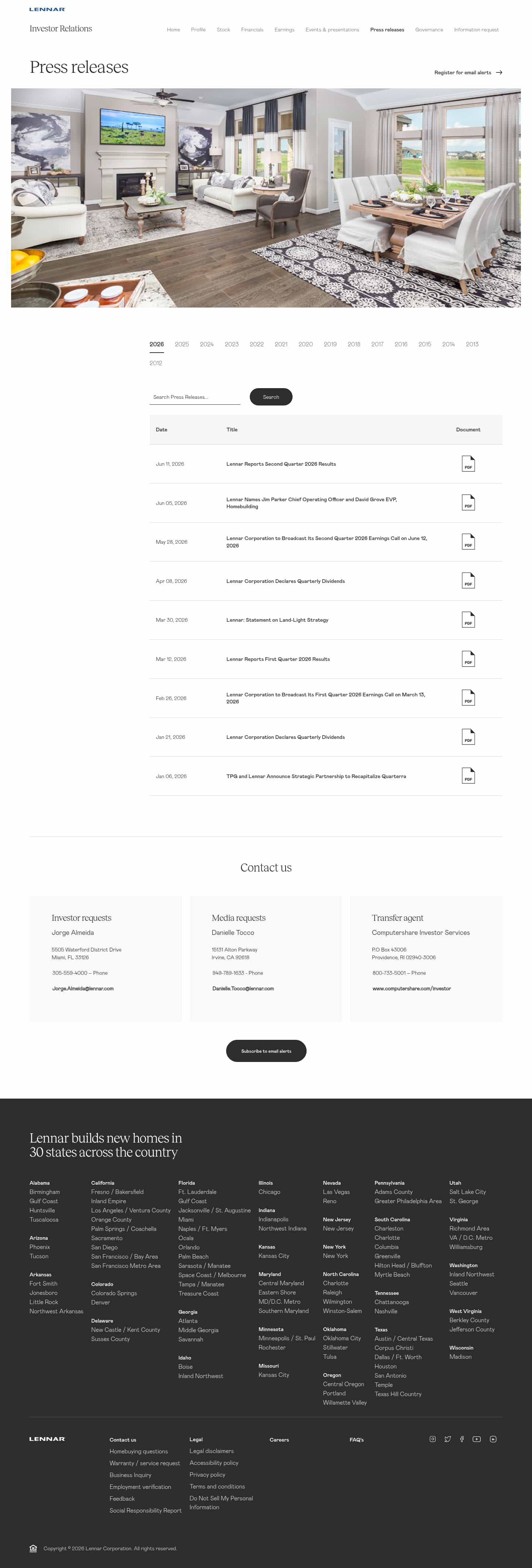 Latest website image capture