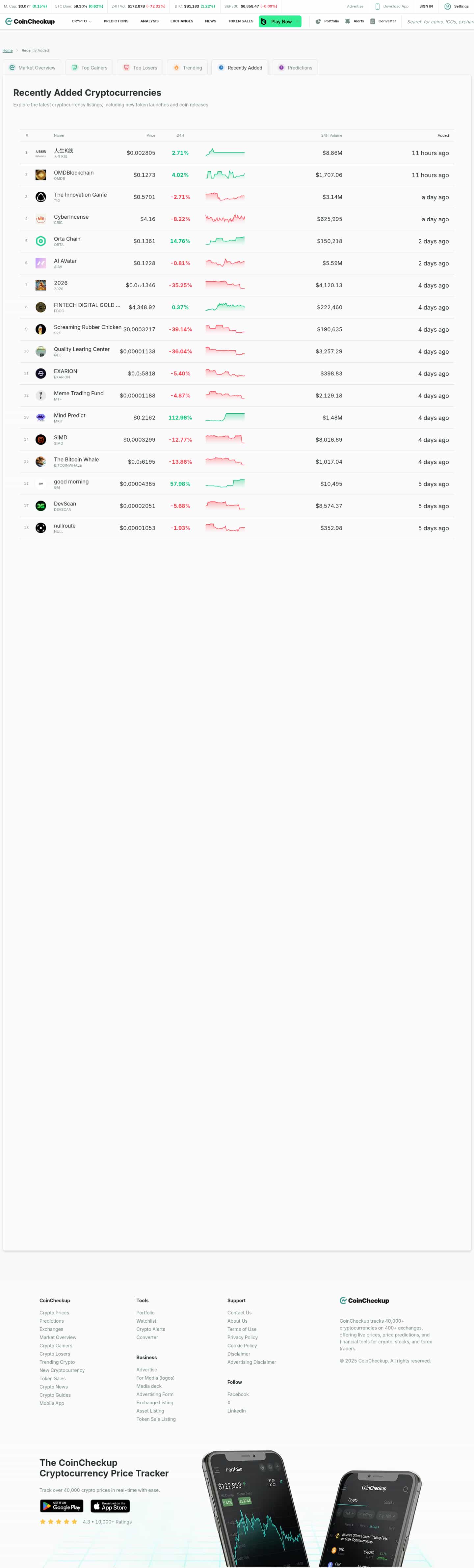 Latest website image capture