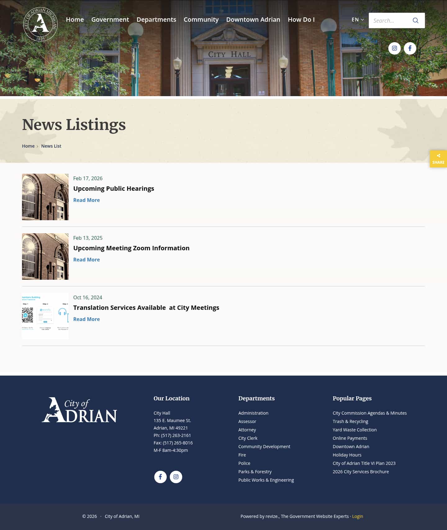 Latest website image capture