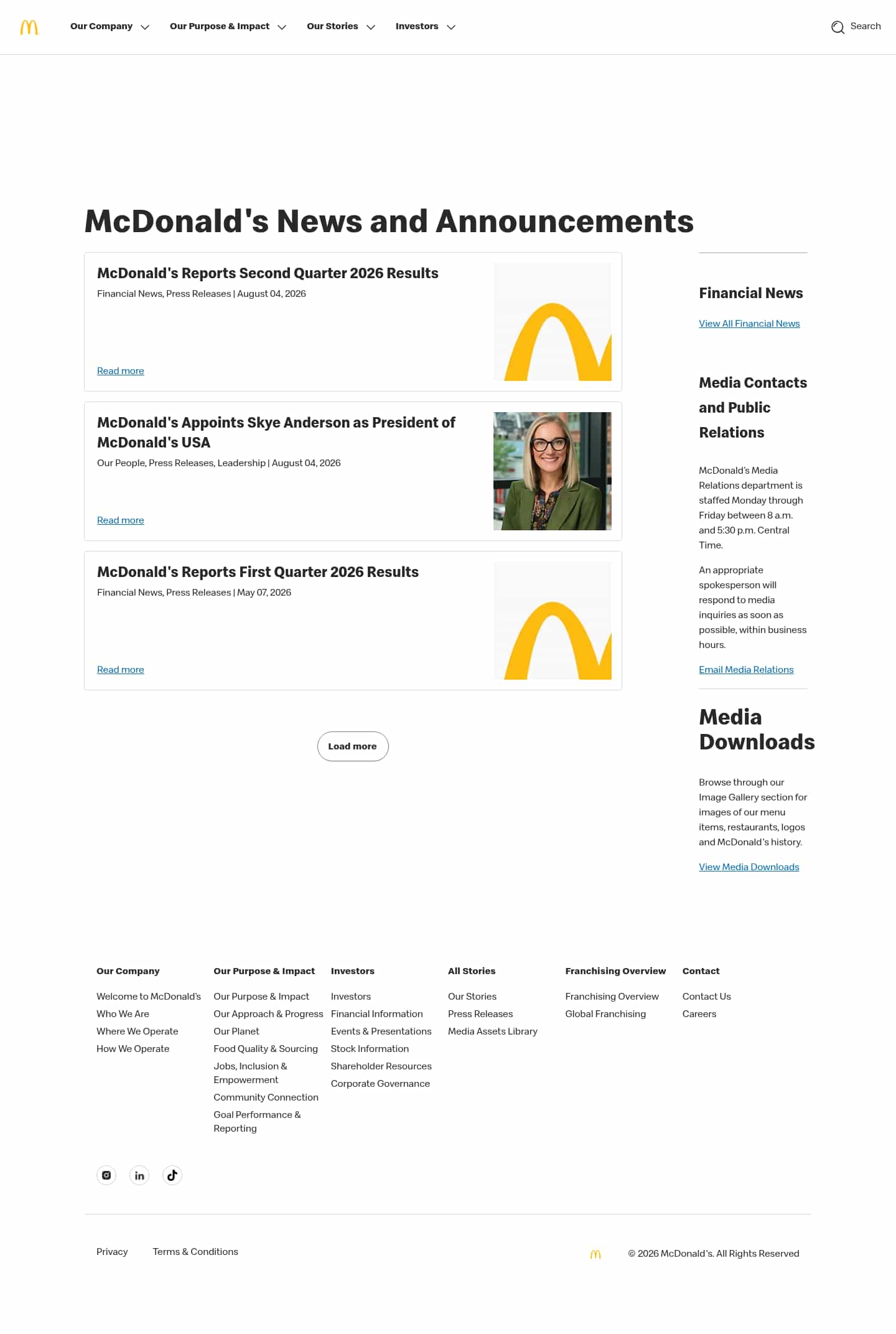 Latest website image capture