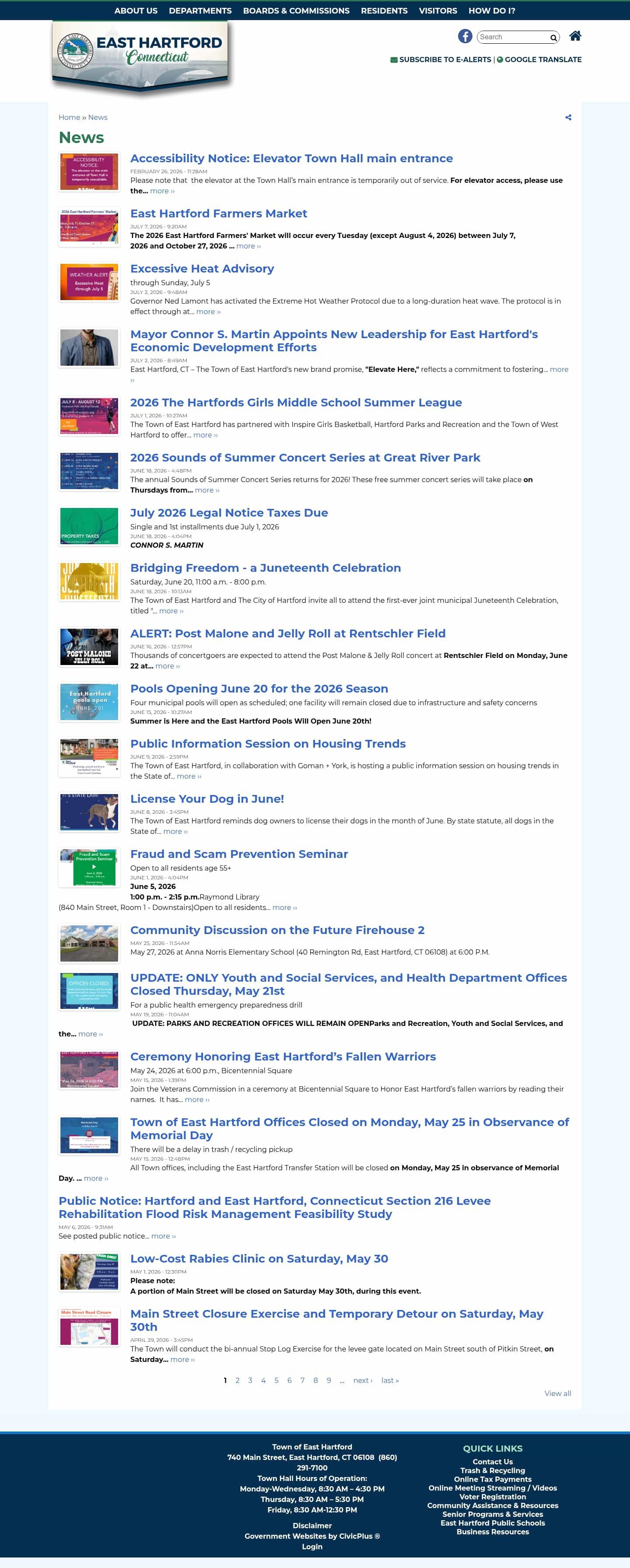 Latest website image capture