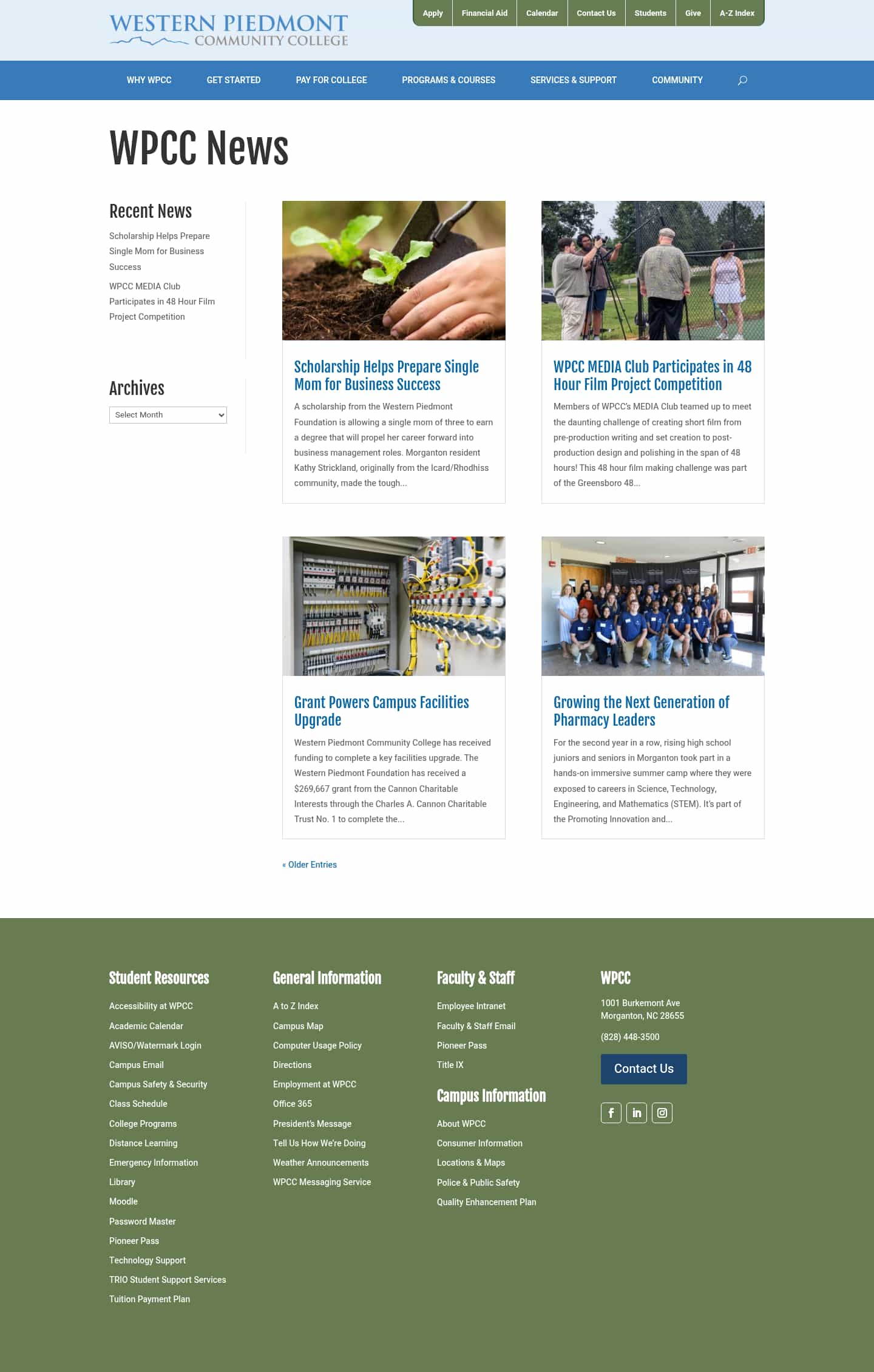 Latest website image capture
