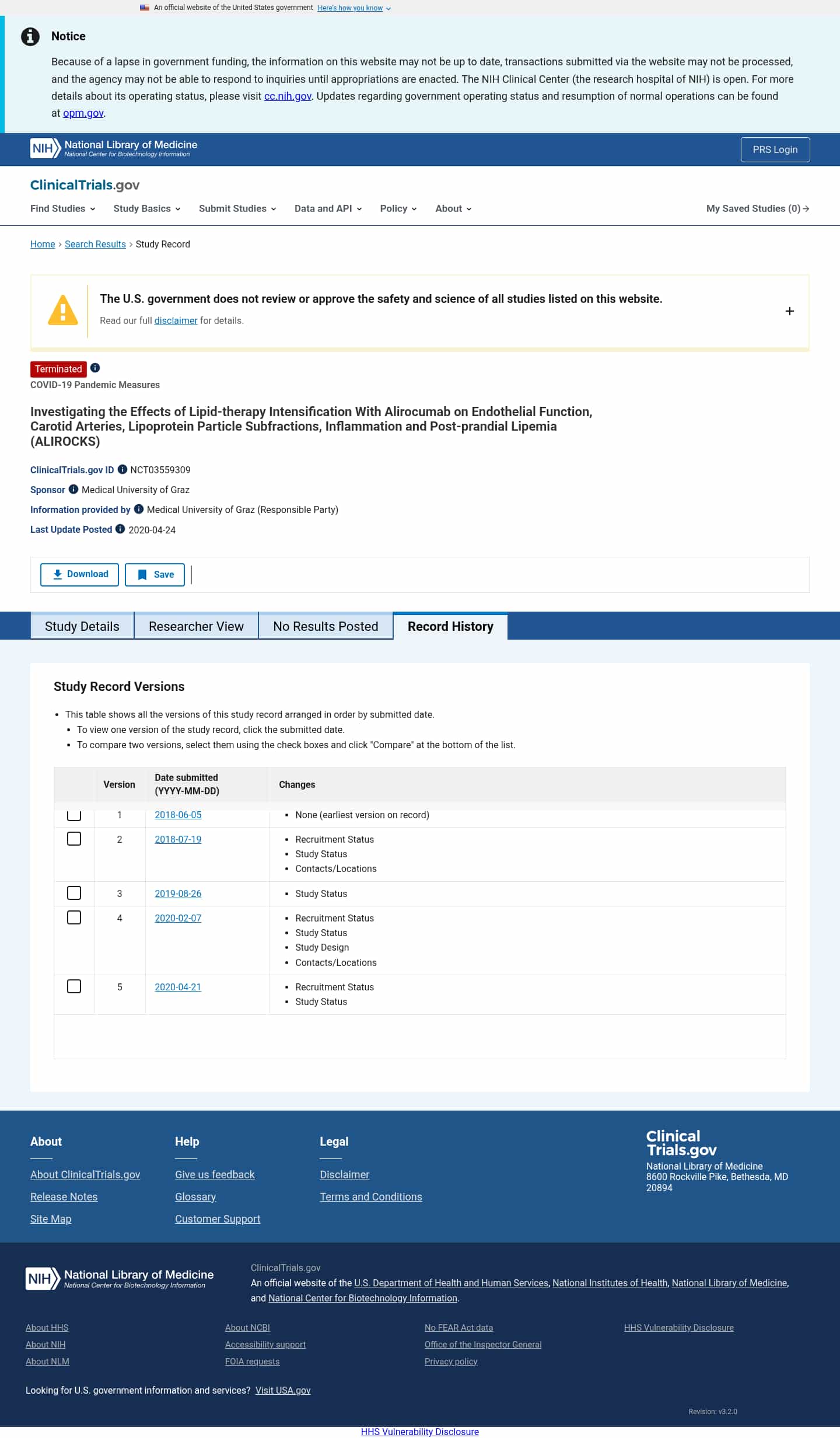 Latest website image capture