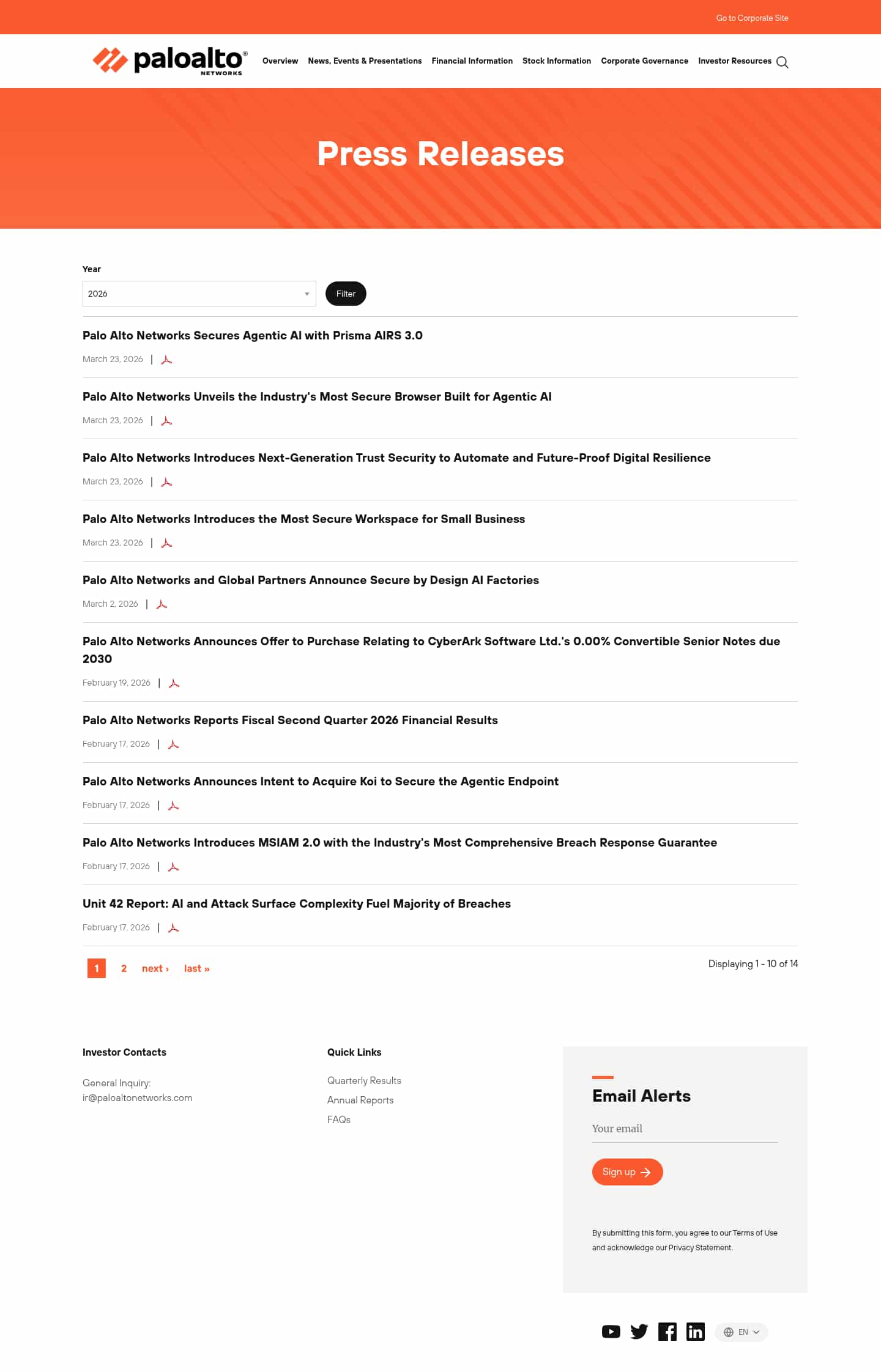 Latest website image capture