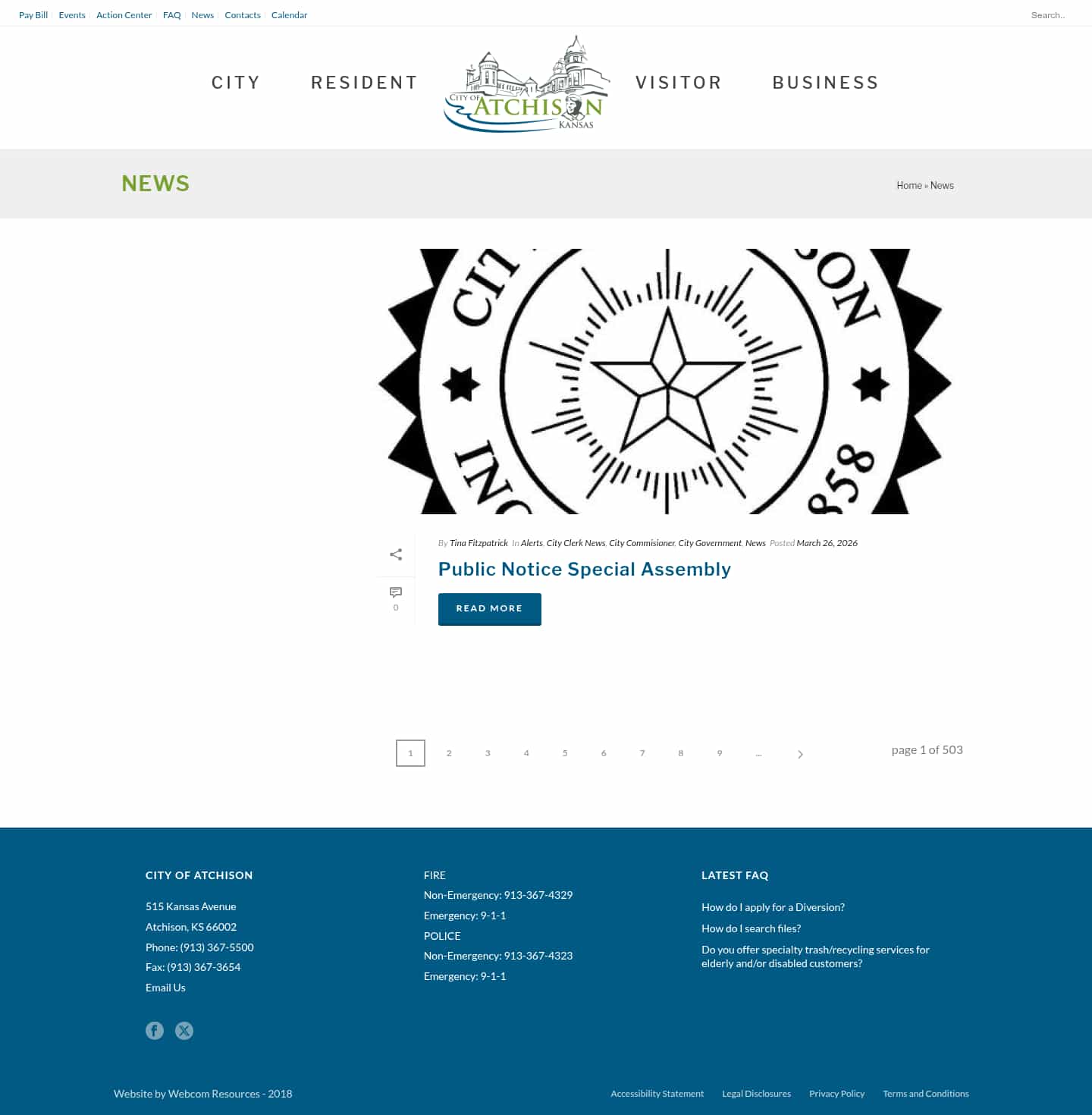 Latest website image capture