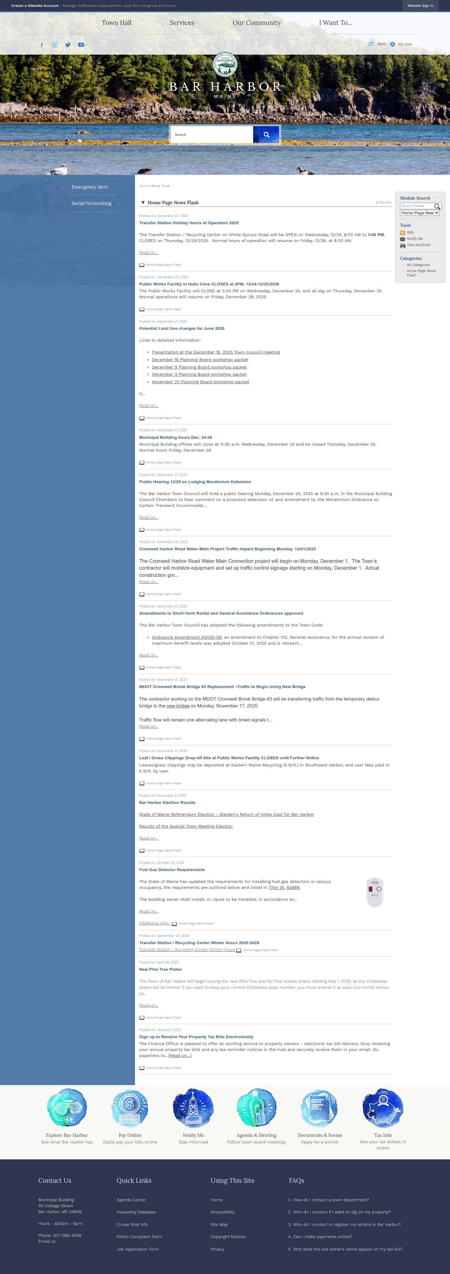 Latest website image capture