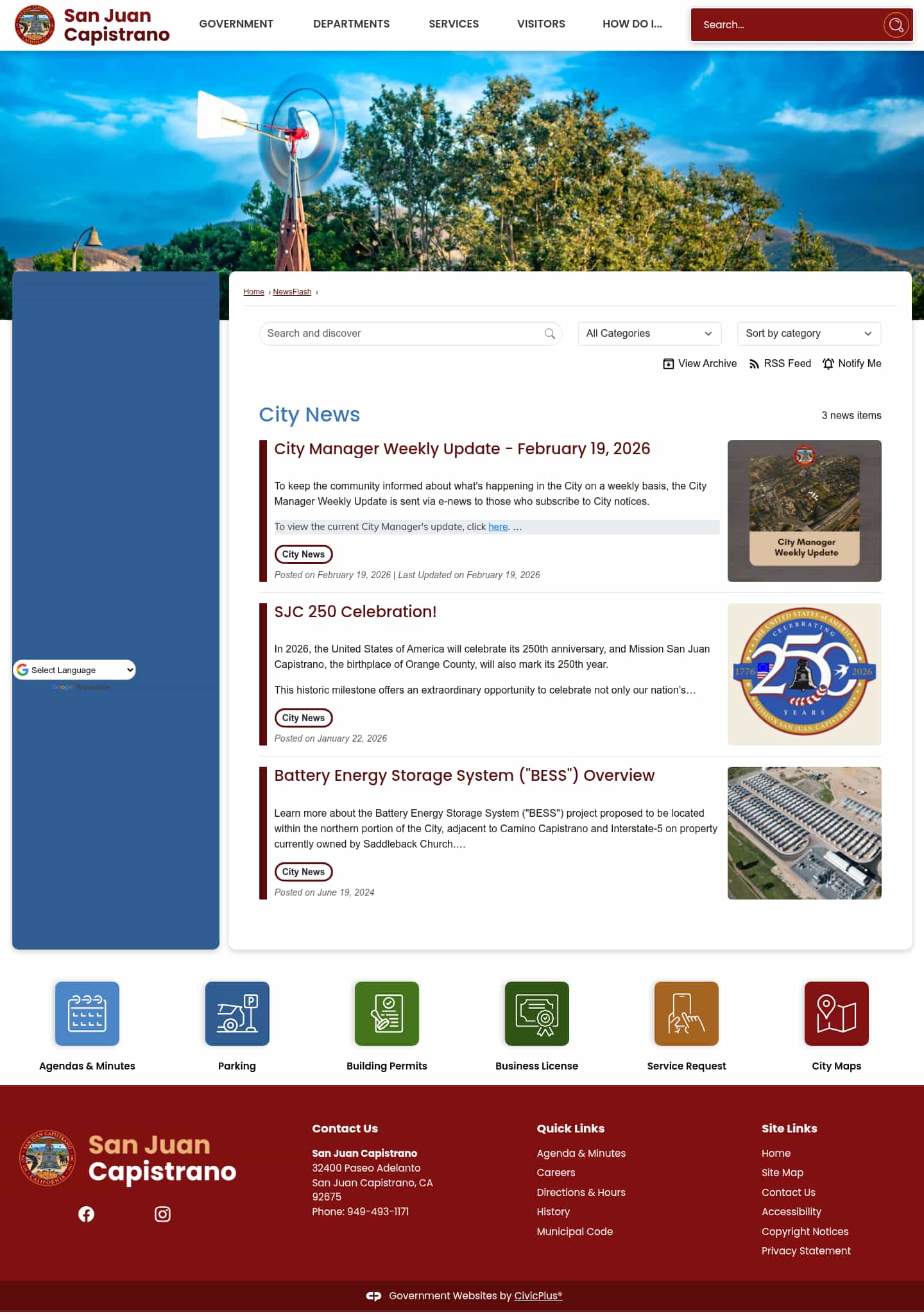 Latest website image capture