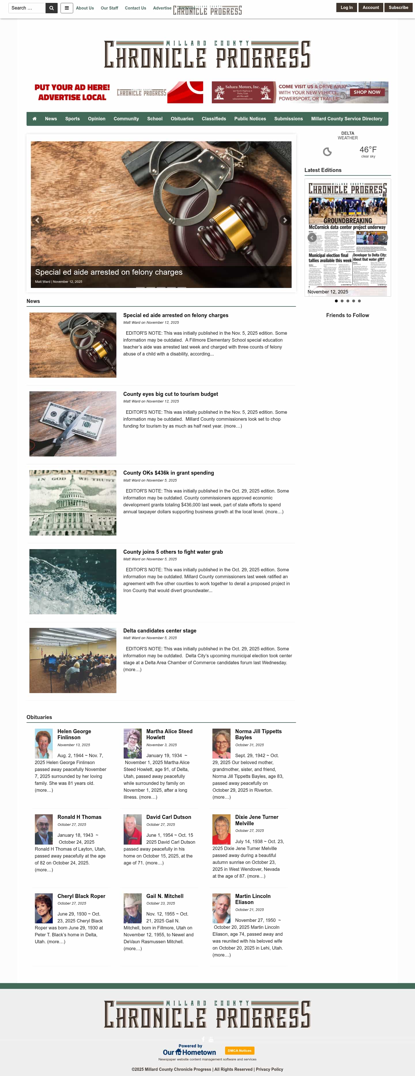 Latest website image capture