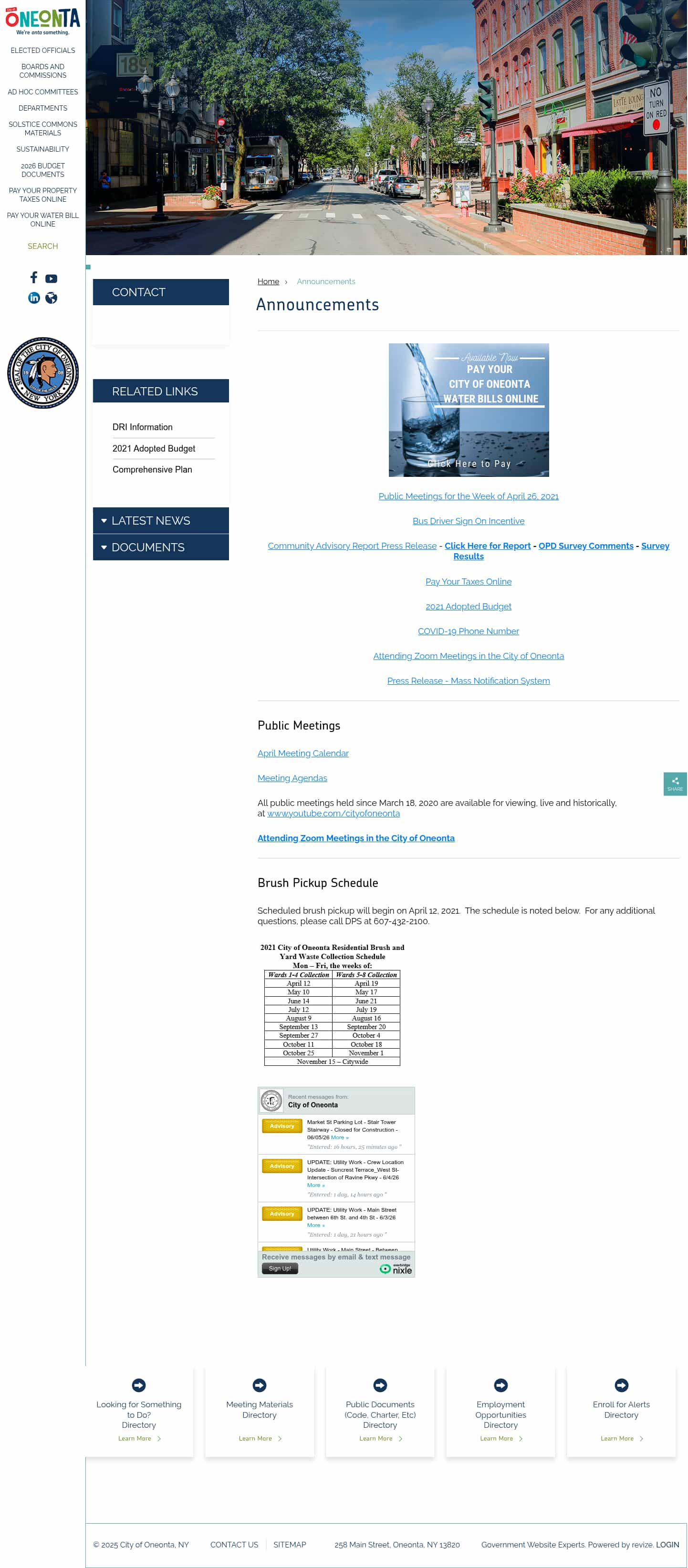 Latest website image capture